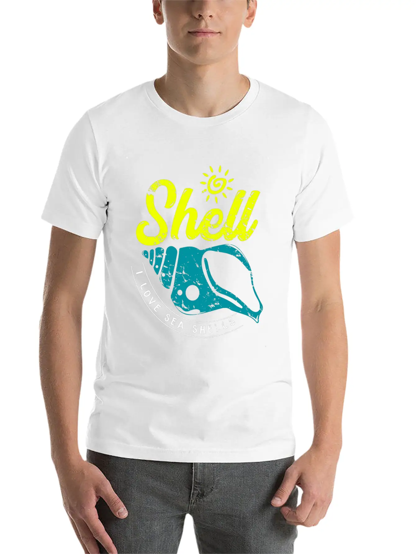 Shell I Love Sea Shells Christmas Gift Essential Cotton Tee For Daily Outfits – Unisex Style
