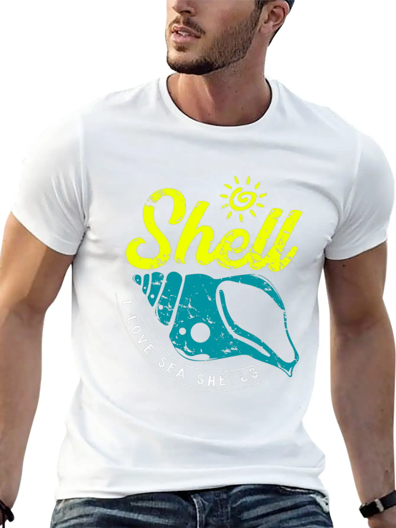 Shell I Love Sea Shells Christmas Gift Essential Cotton Tee For Daily Outfits – Unisex Style