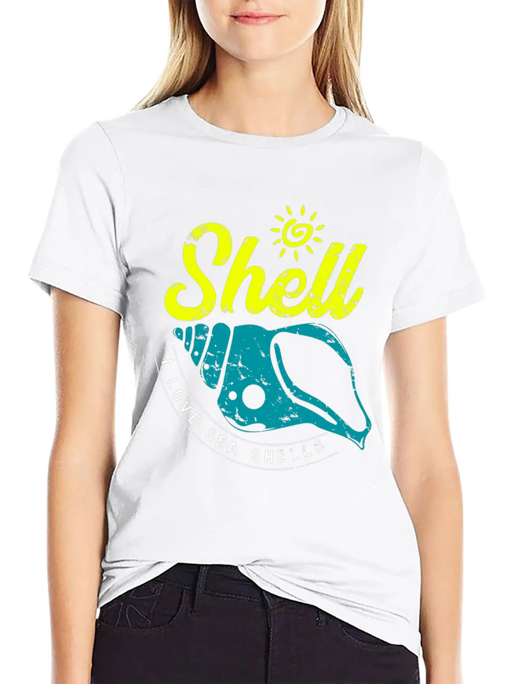Shell I Love Sea Shells Christmas Gift Essential Cotton Tee For Daily Outfits – Unisex Style