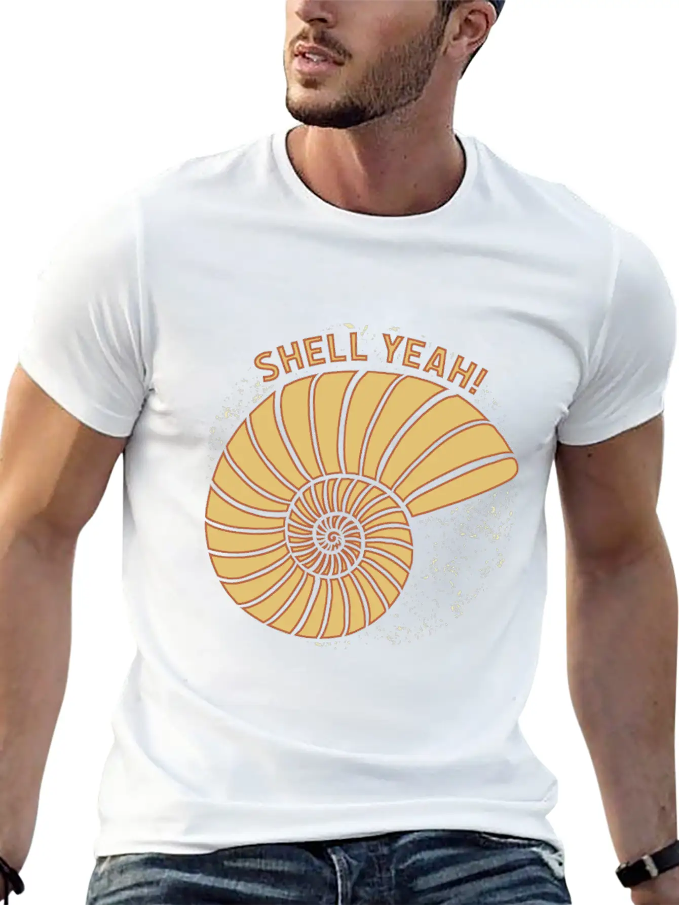Shell Yeah Funny Quote Gift Idea Christmas Breathable Graphic T-Shirt – Perfect For Casual Days