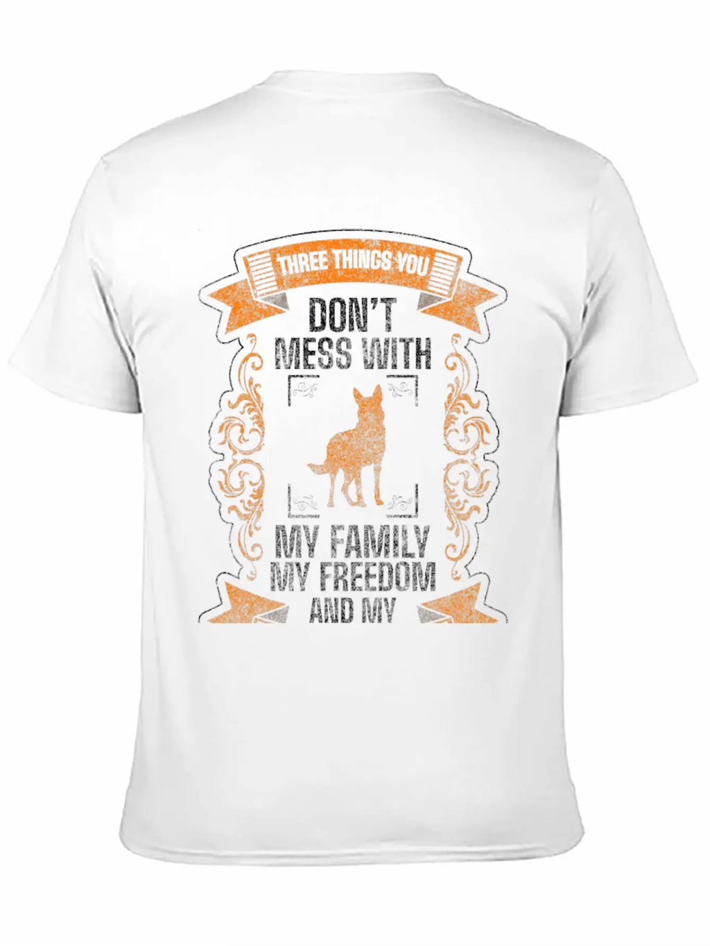 Shepherd Dog Protection Services Dog Lover Relaxed Everyday Tee – Lightweight And Durable Cotton