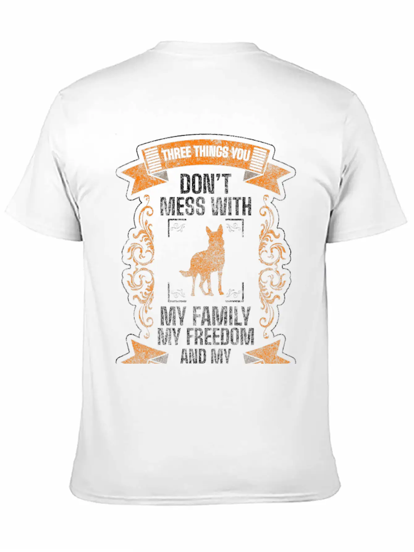 Shepherd Dog Protection Services Dog Lover Relaxed Everyday Tee – Lightweight And Durable Cotton