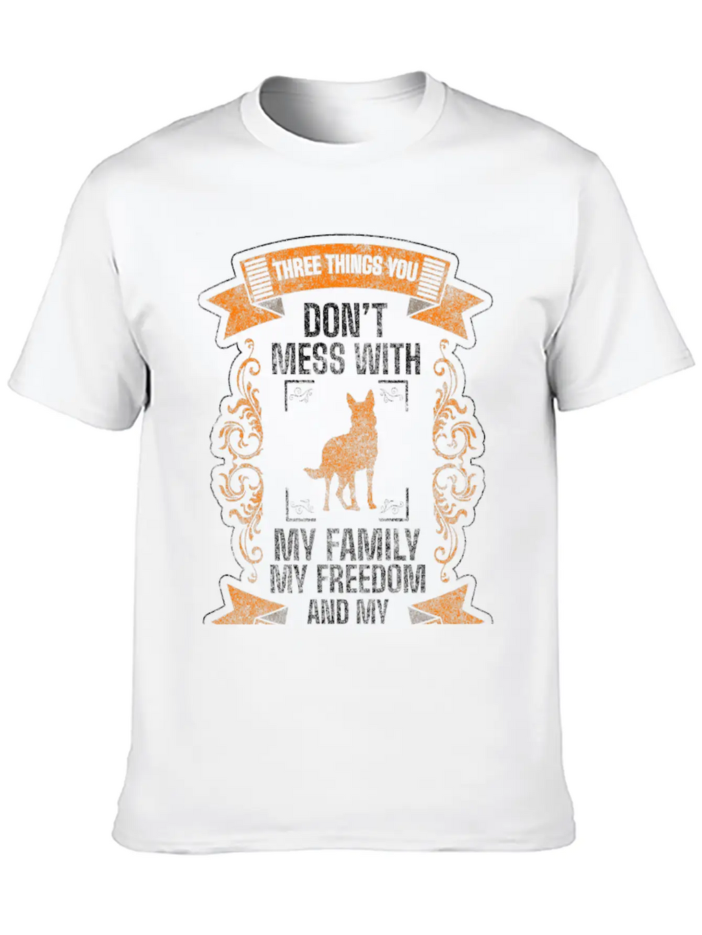 Shepherd Dog Protection Services Dog Lover Relaxed Everyday Tee – Lightweight And Durable Cotton