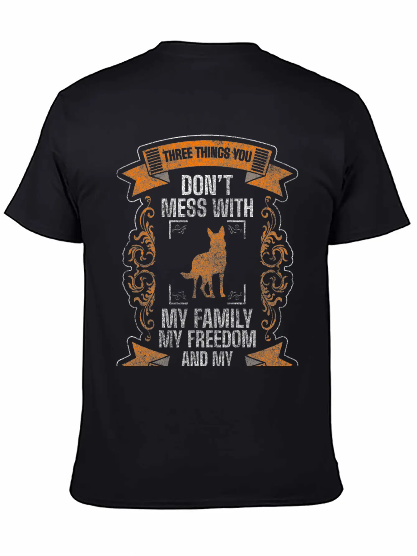 Shepherd Dog Protection Services Dog Lover Relaxed Everyday Tee – Lightweight And Durable Cotton