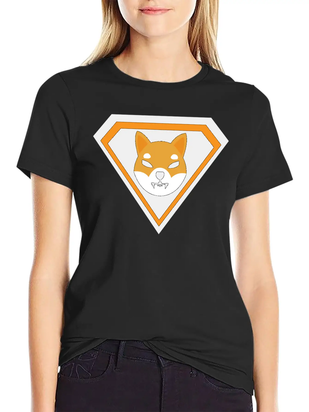 Shiba Inu Super Shiba Basic Graphic T-Shirt – Daily Comfort In Soft Cotton