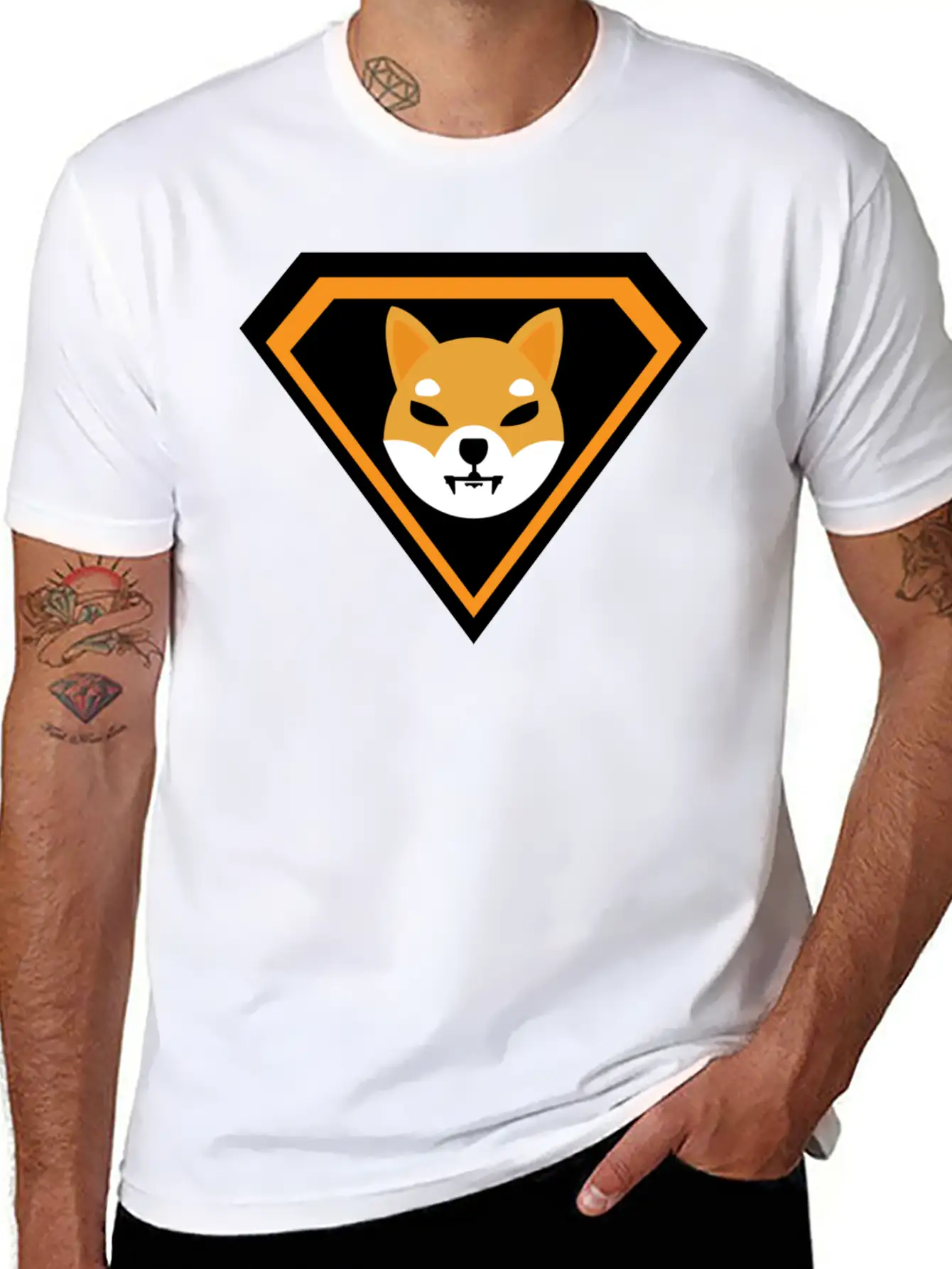 Shiba Inu Super Shiba Basic Graphic T-Shirt – Daily Comfort In Soft Cotton