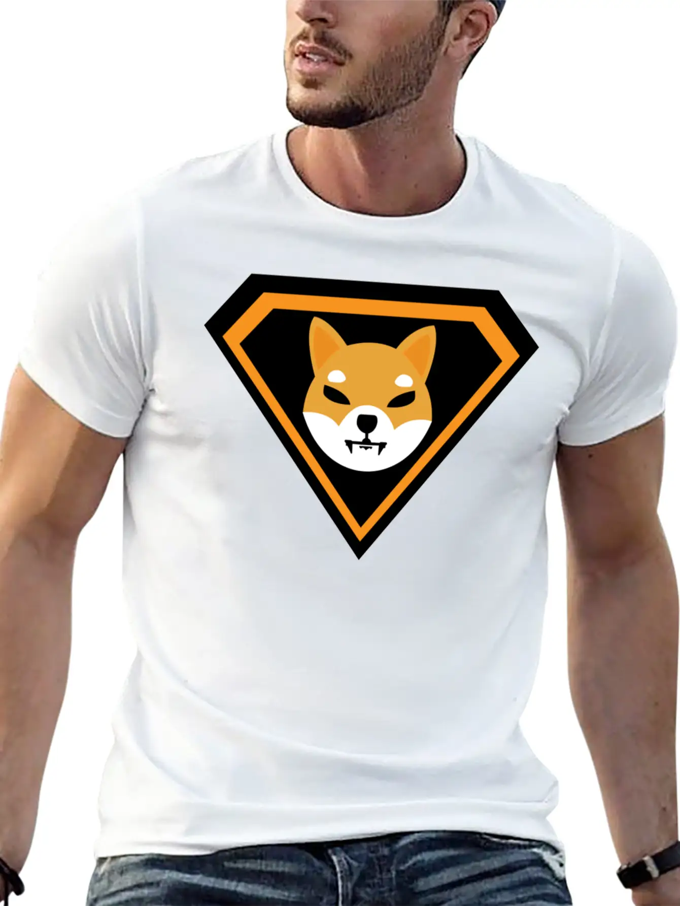 Shiba Inu Super Shiba Basic Graphic T-Shirt – Daily Comfort In Soft Cotton