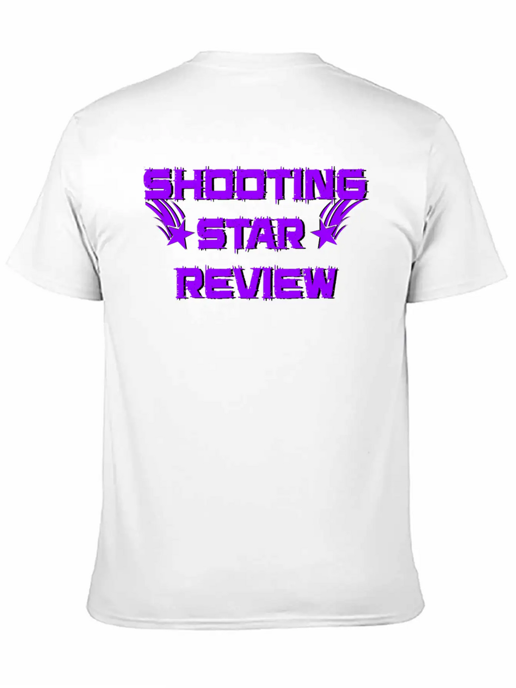 Shooting Star Review Purple Logo Breathable Soft Cotton T-Shirt – Timeless Casual Look