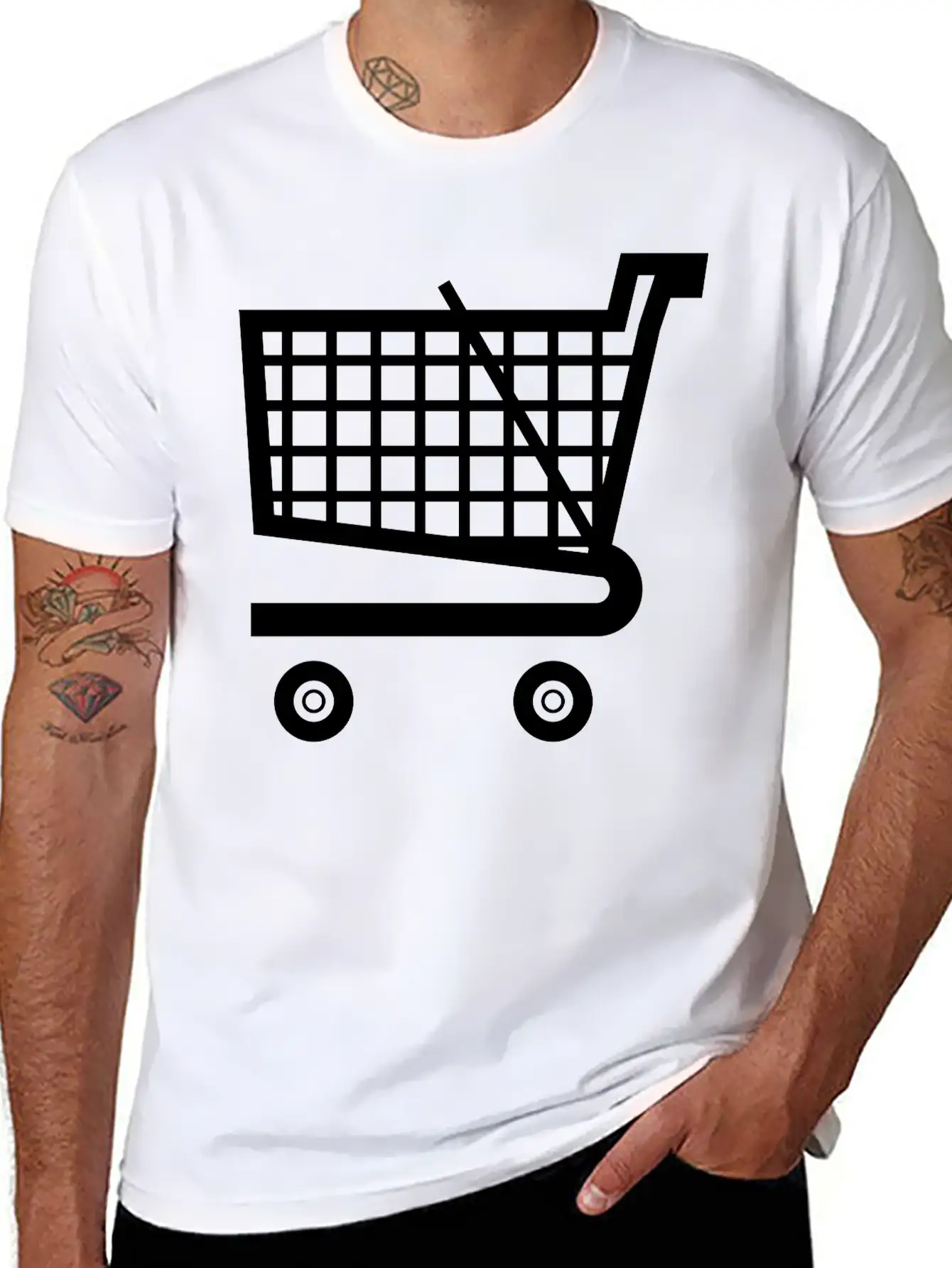 Shopping Cart Timeless Short Sleeve Tee – Comfy And Minimalist Design