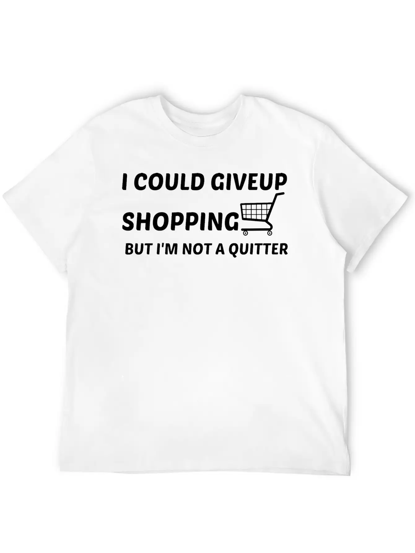 SHOPPING QUITTER Stylish Everyday T-Shirt – Unisex Basic Cotton Tee