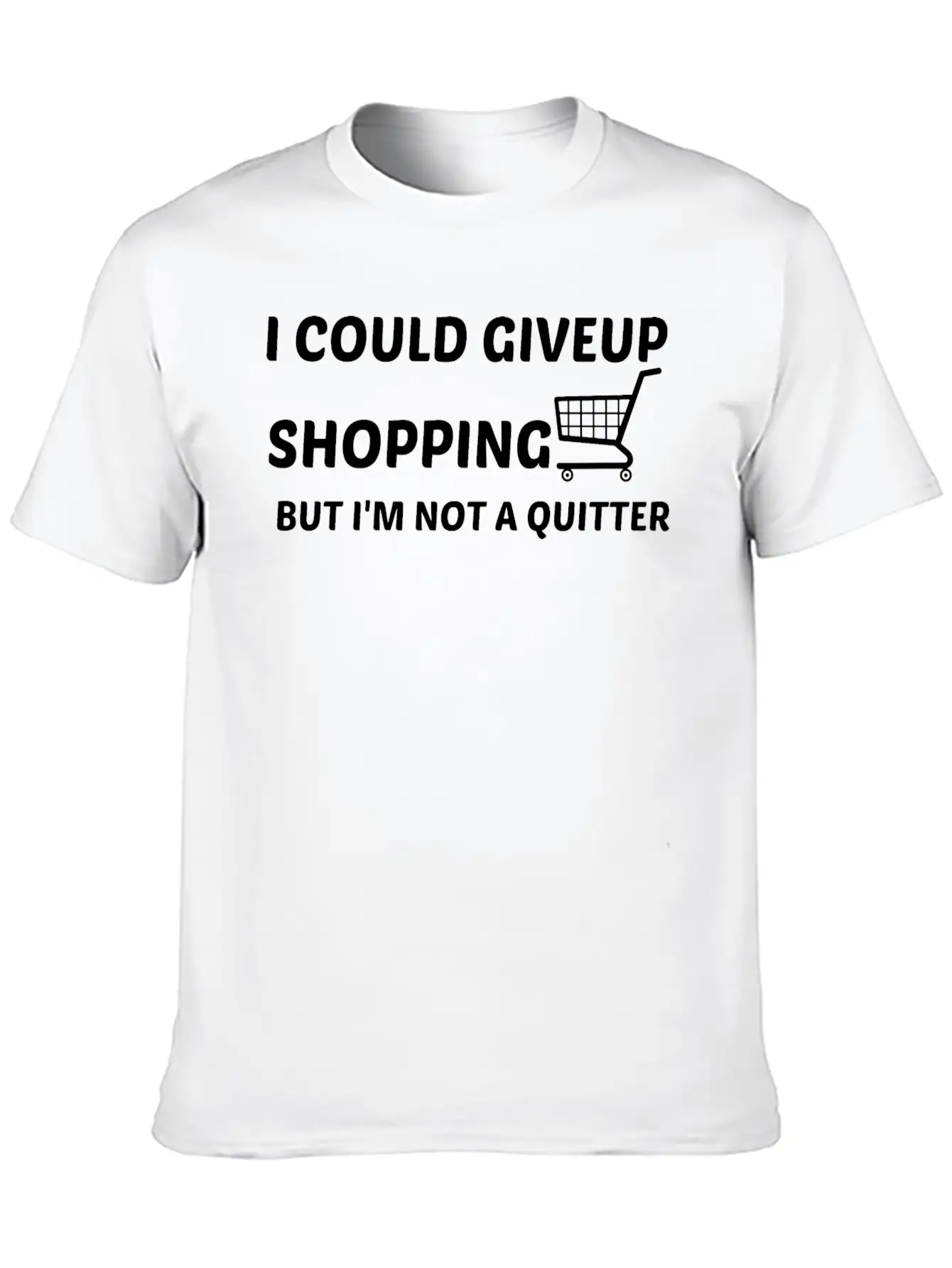 SHOPPING QUITTER Stylish Everyday T-Shirt – Unisex Basic Cotton Tee
