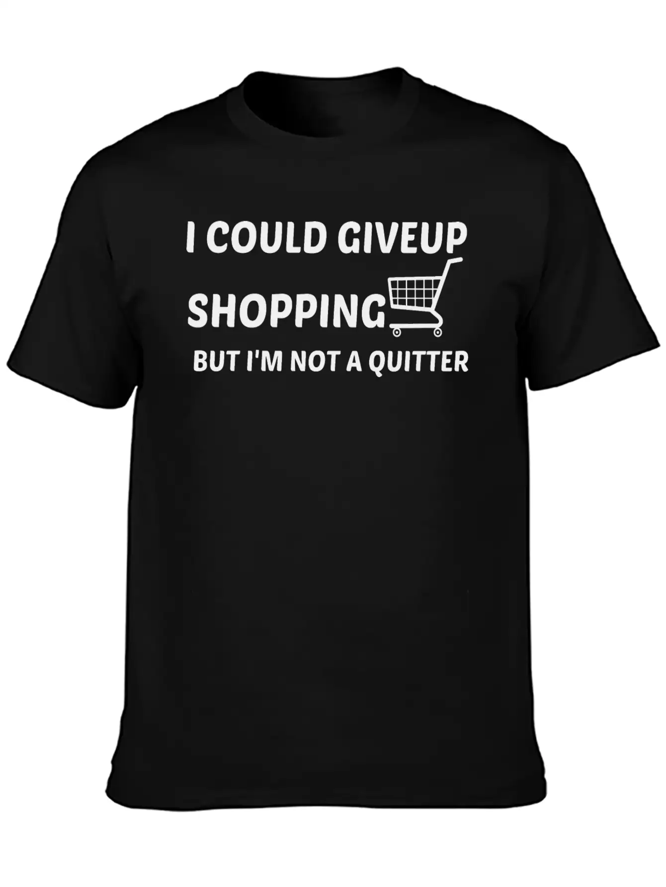 SHOPPING QUITTER Stylish Everyday T-Shirt – Unisex Basic Cotton Tee