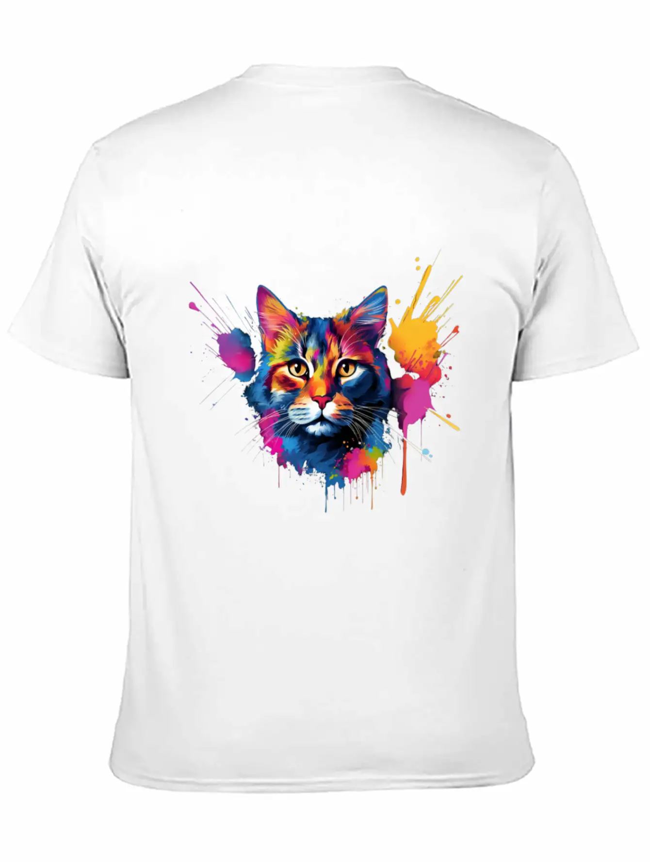 Shorthair Domestic Cat Vivid Art Classic Cotton Tee – Unisex Comfort For Any Season