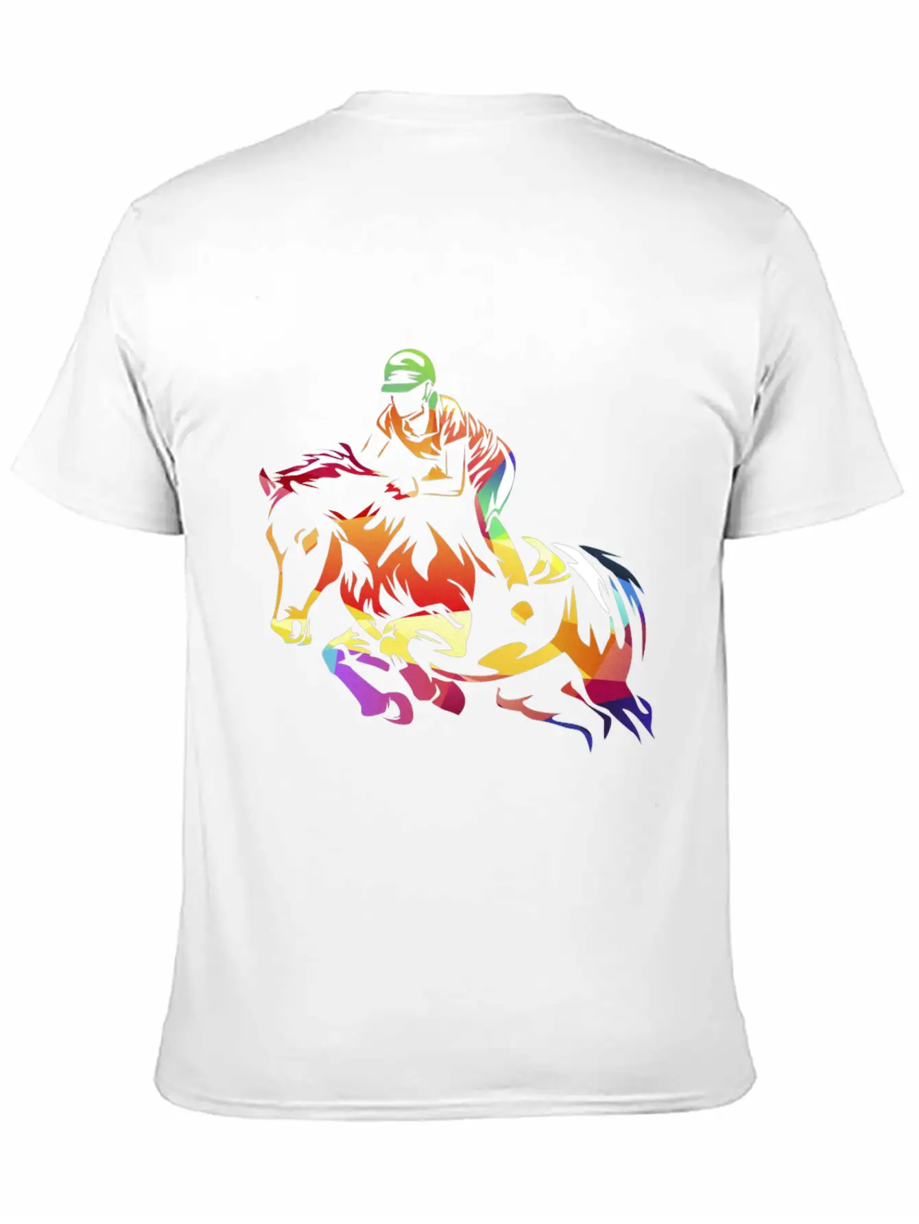 Show Jumping Gift Breathable Soft Cotton T-Shirt – Timeless Casual Look