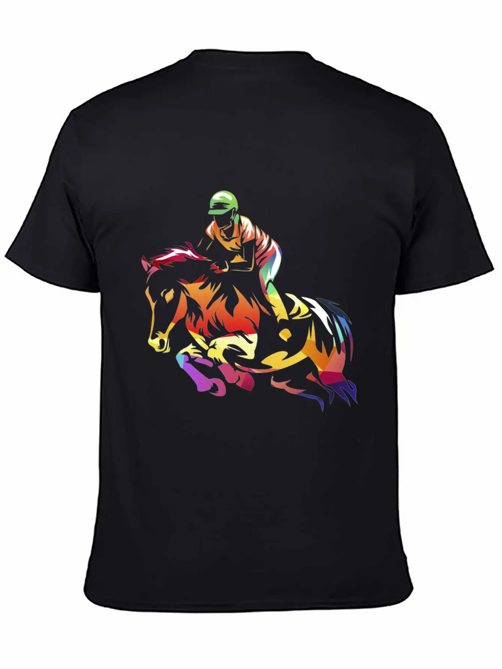Show Jumping Gift Breathable Soft Cotton T-Shirt – Timeless Casual Look