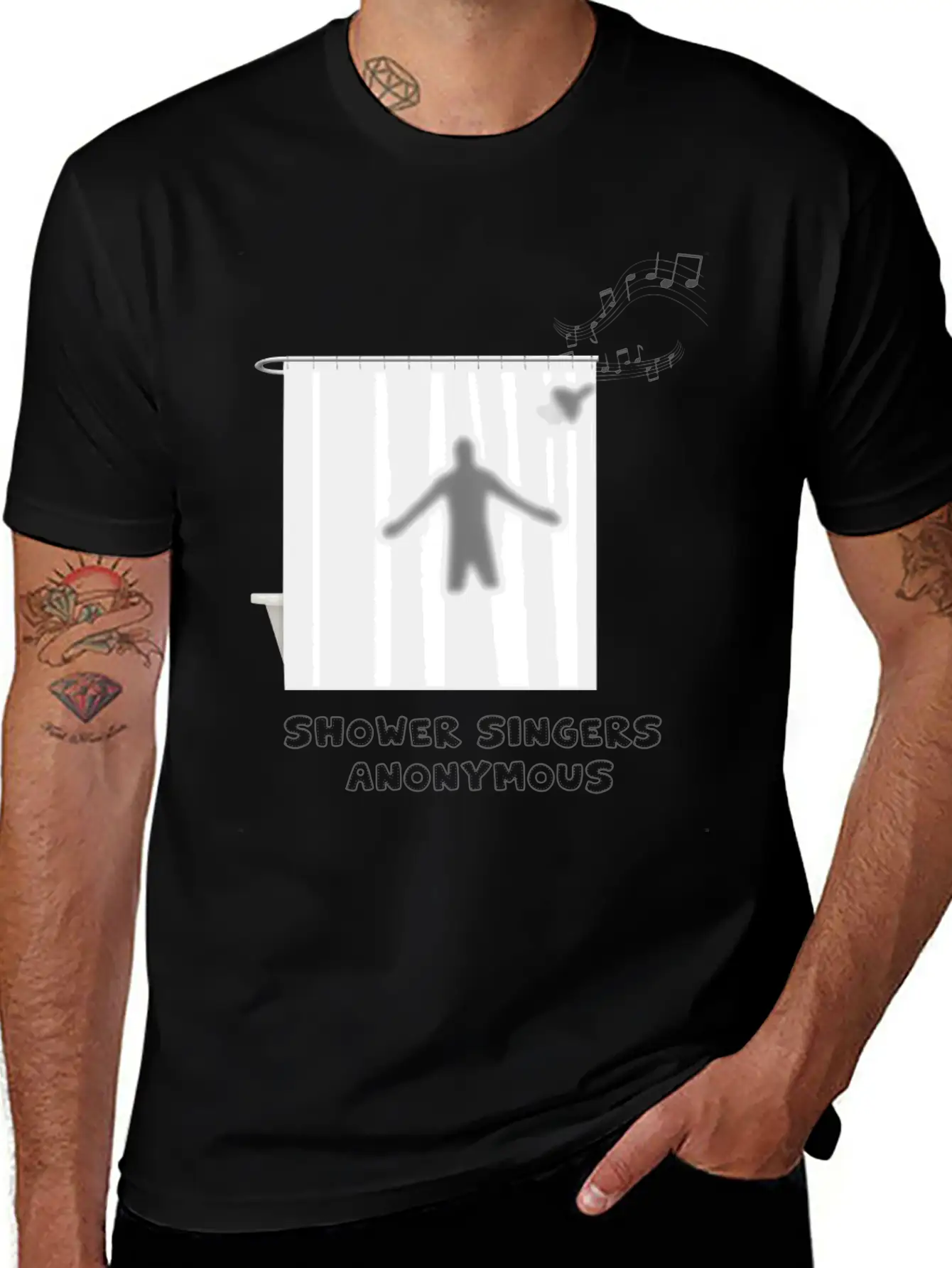 Shower Singers Anonymous Essential Cotton Tee For Daily Outfits – Unisex Style