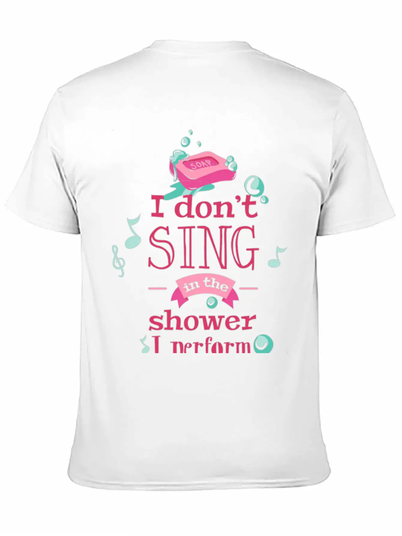 Shower Singing Breathable Graphic T-Shirt – Perfect For Casual Days