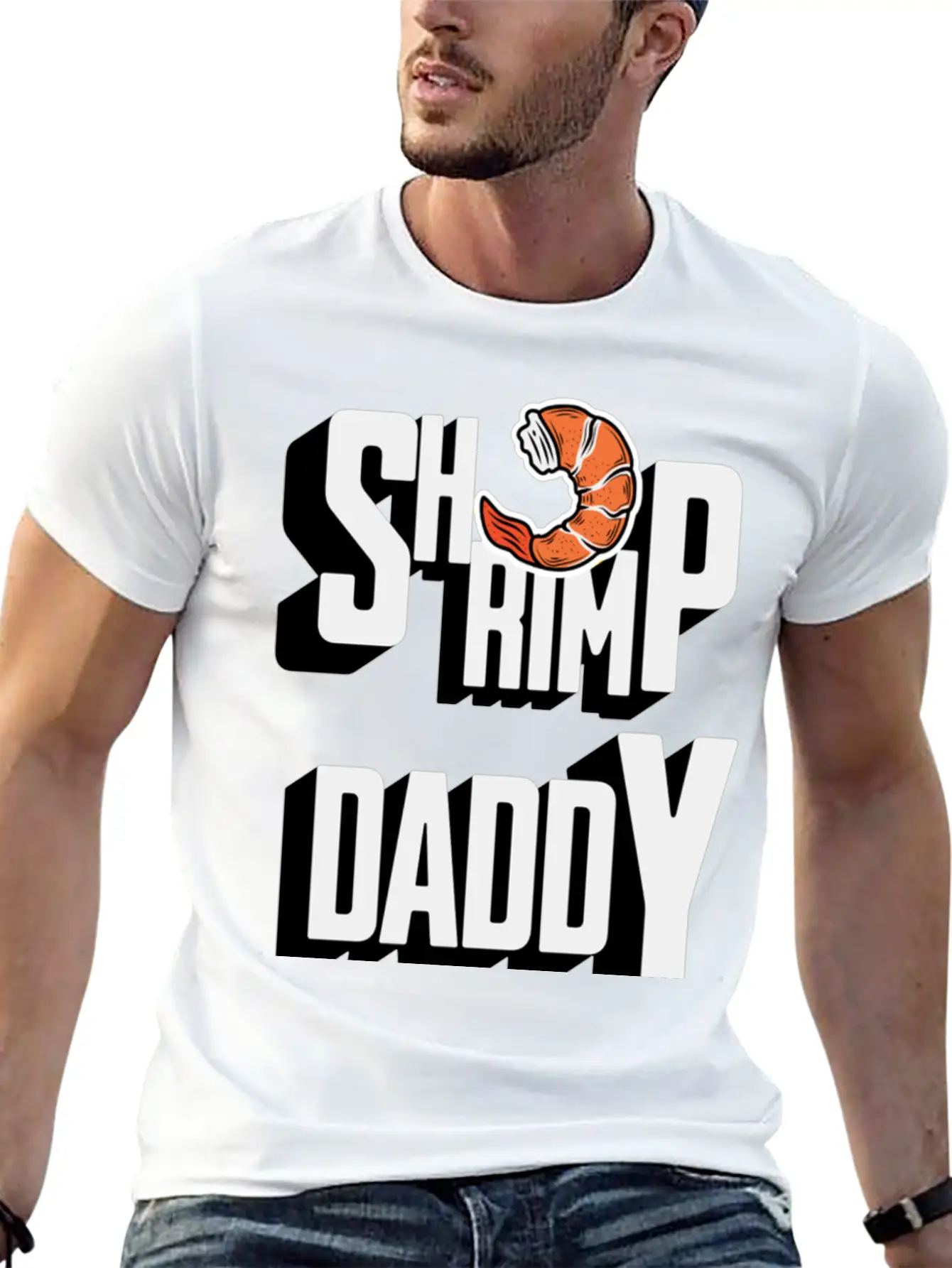 Shrimp Daddy Classic Cotton Tee – Unisex Comfort For Any Season