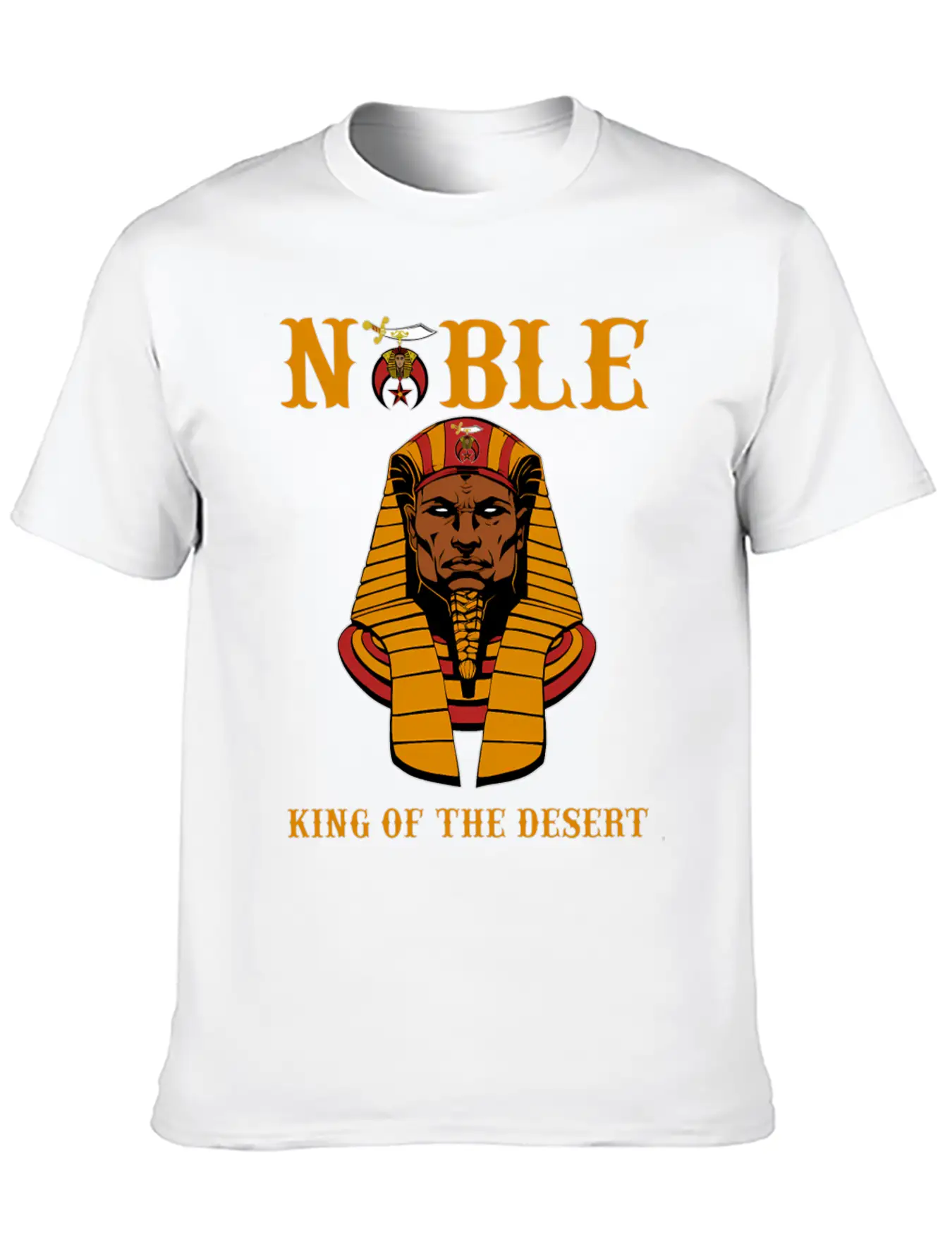 Shriner Noble King Of The Desert Pharaoh Pha Stylish Everyday T-Shirt – Unisex Basic Cotton Tee