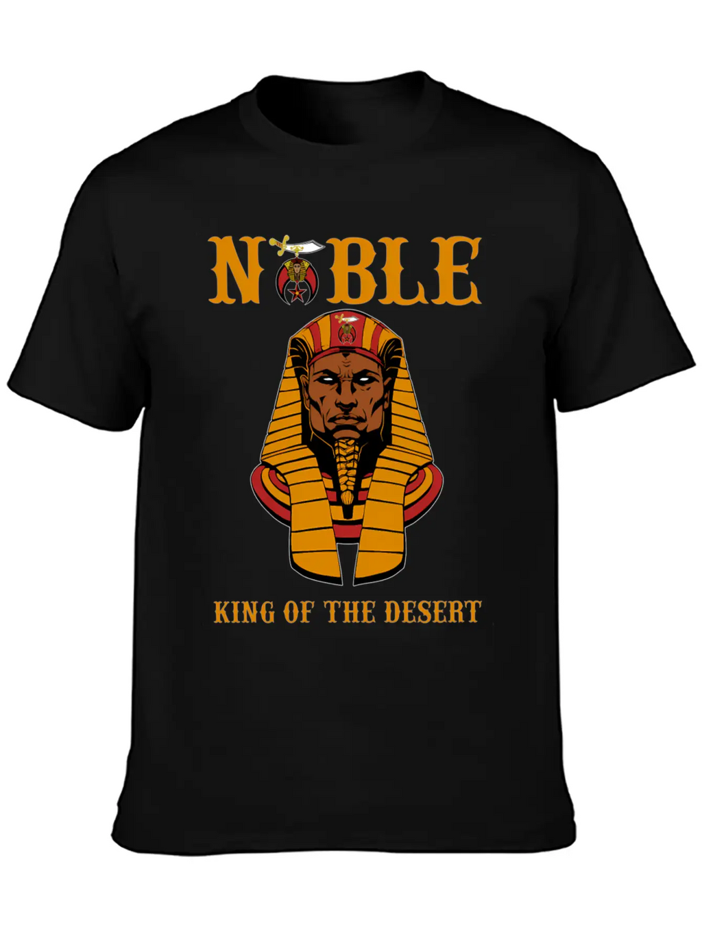 Shriner Noble King Of The Desert Pharaoh Pha Stylish Everyday T-Shirt – Unisex Basic Cotton Tee