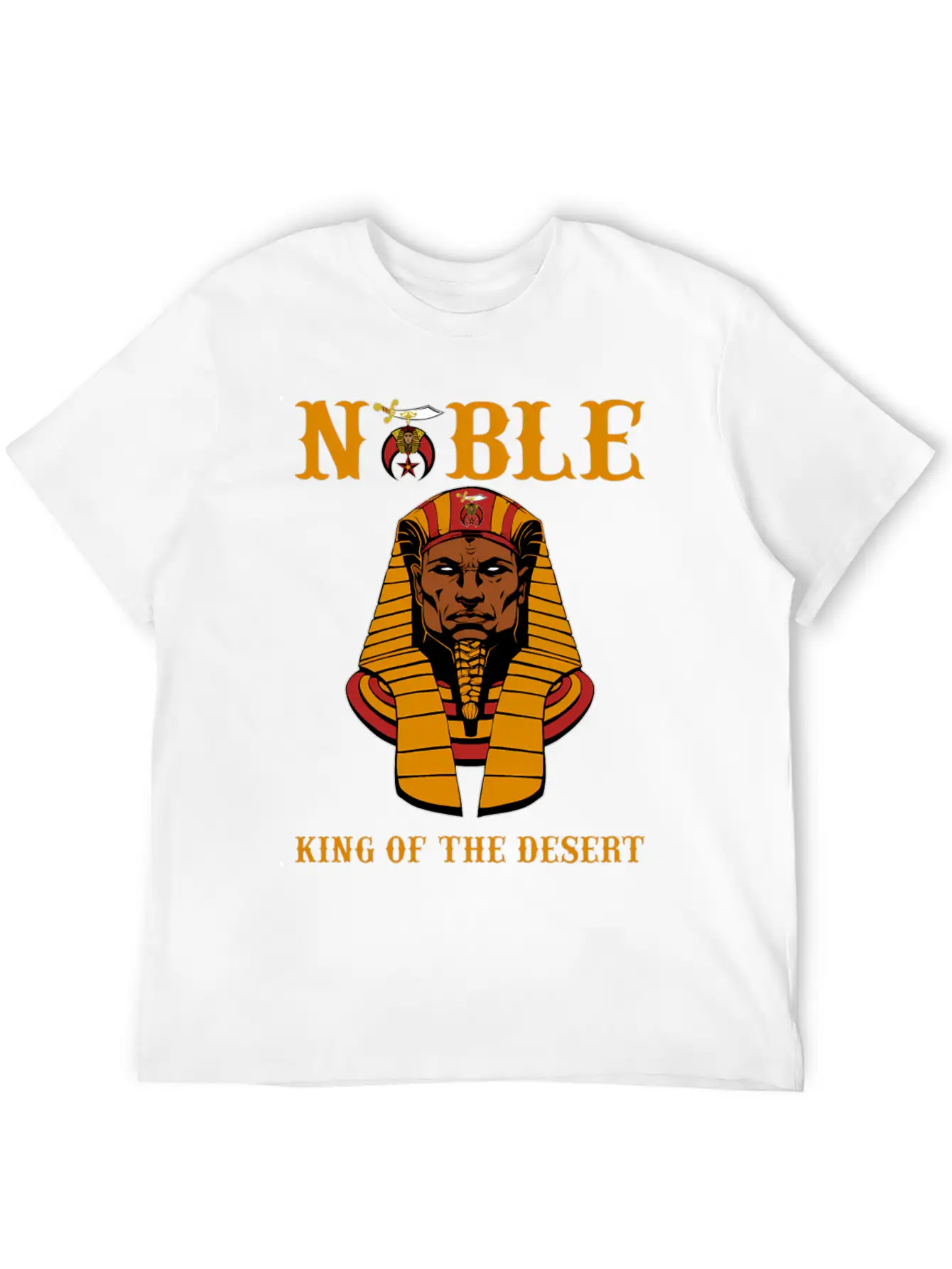 Shriner Noble King Of The Desert Pharaoh Pha Stylish Everyday T-Shirt – Unisex Basic Cotton Tee