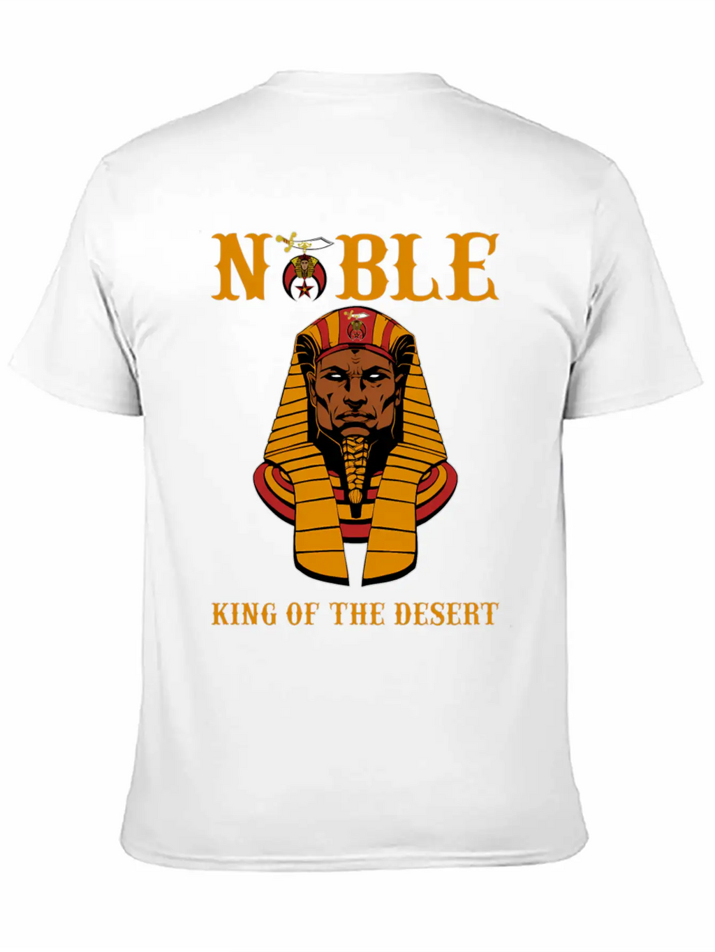 Shriner Noble King Of The Desert Pharaoh Pha Stylish Everyday T-Shirt – Unisex Basic Cotton Tee