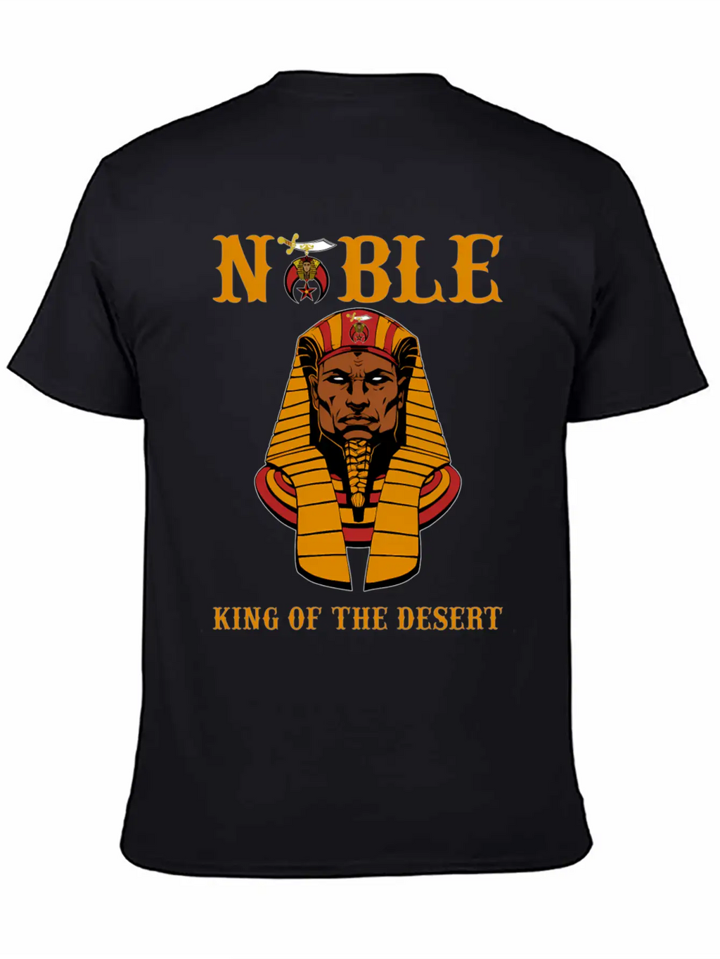 Shriner Noble King Of The Desert Pharaoh Pha Stylish Everyday T-Shirt – Unisex Basic Cotton Tee