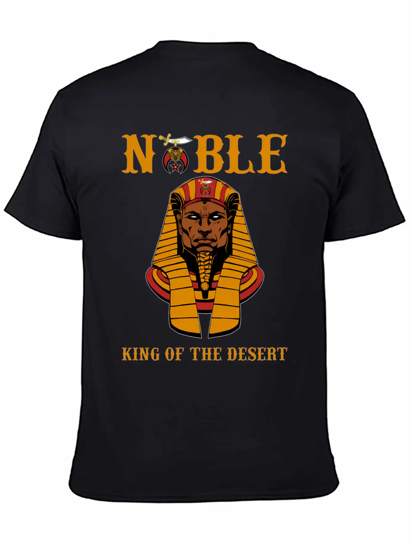 Shriner Noble King Of The Desert Pharaoh Pha Stylish Everyday T-Shirt – Unisex Basic Cotton Tee