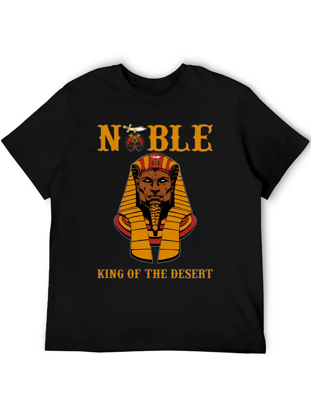 Shriner Noble King Of The Desert Pharaoh Pha Stylish Everyday T-Shirt – Unisex Basic Cotton Tee