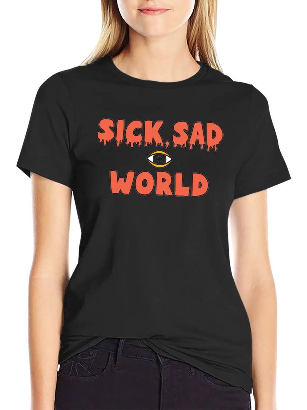 Sick Sad World Timeless Short Sleeve Tee – Comfy And Minimalist Design