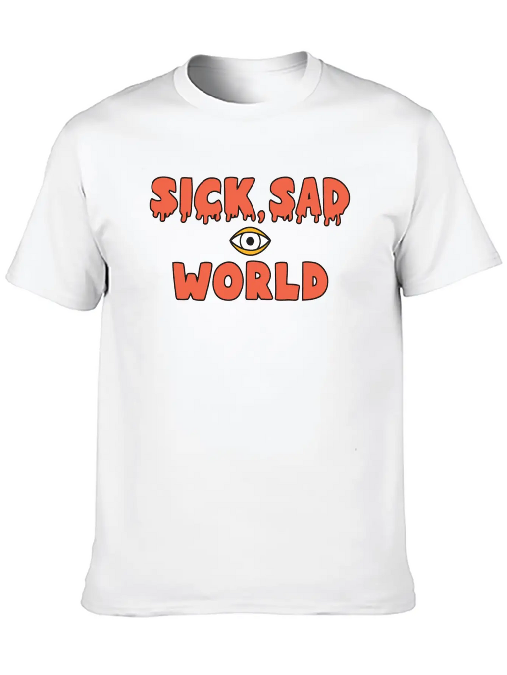 Sick Sad World Timeless Short Sleeve Tee – Comfy And Minimalist Design