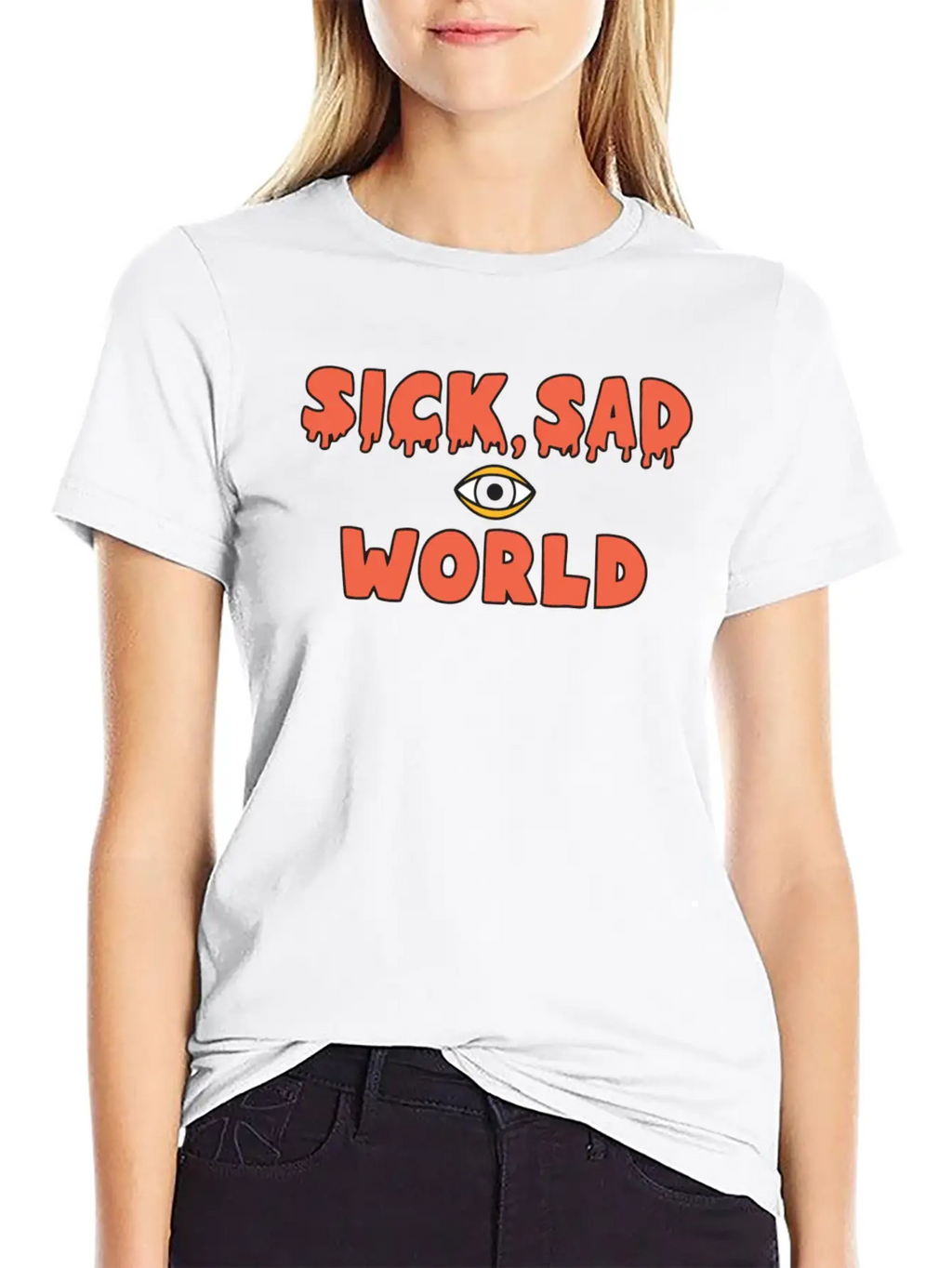 Sick Sad World Timeless Short Sleeve Tee – Comfy And Minimalist Design