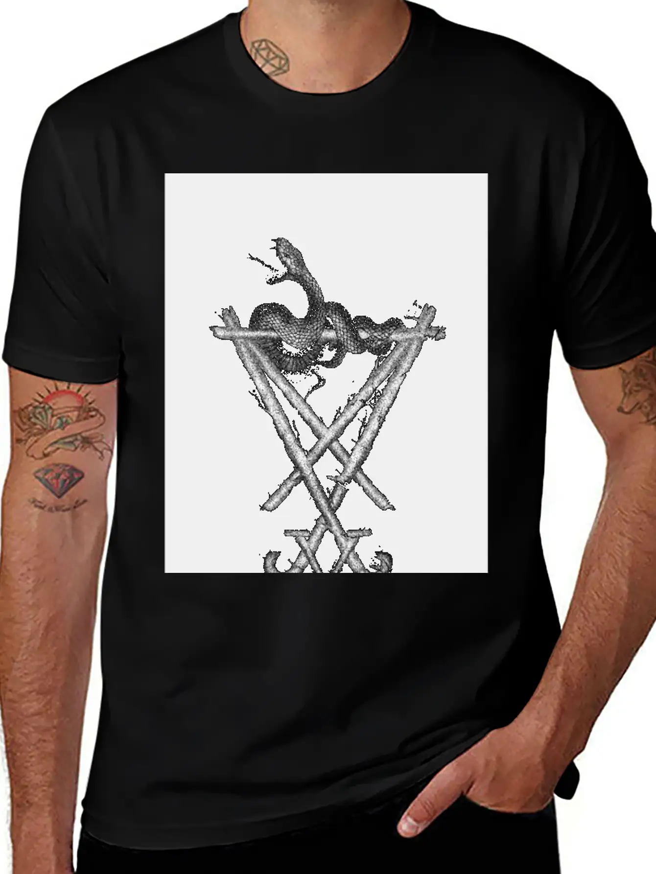 Sigil Of Lucifer Classic Cotton Tee – Unisex Comfort For Any Season