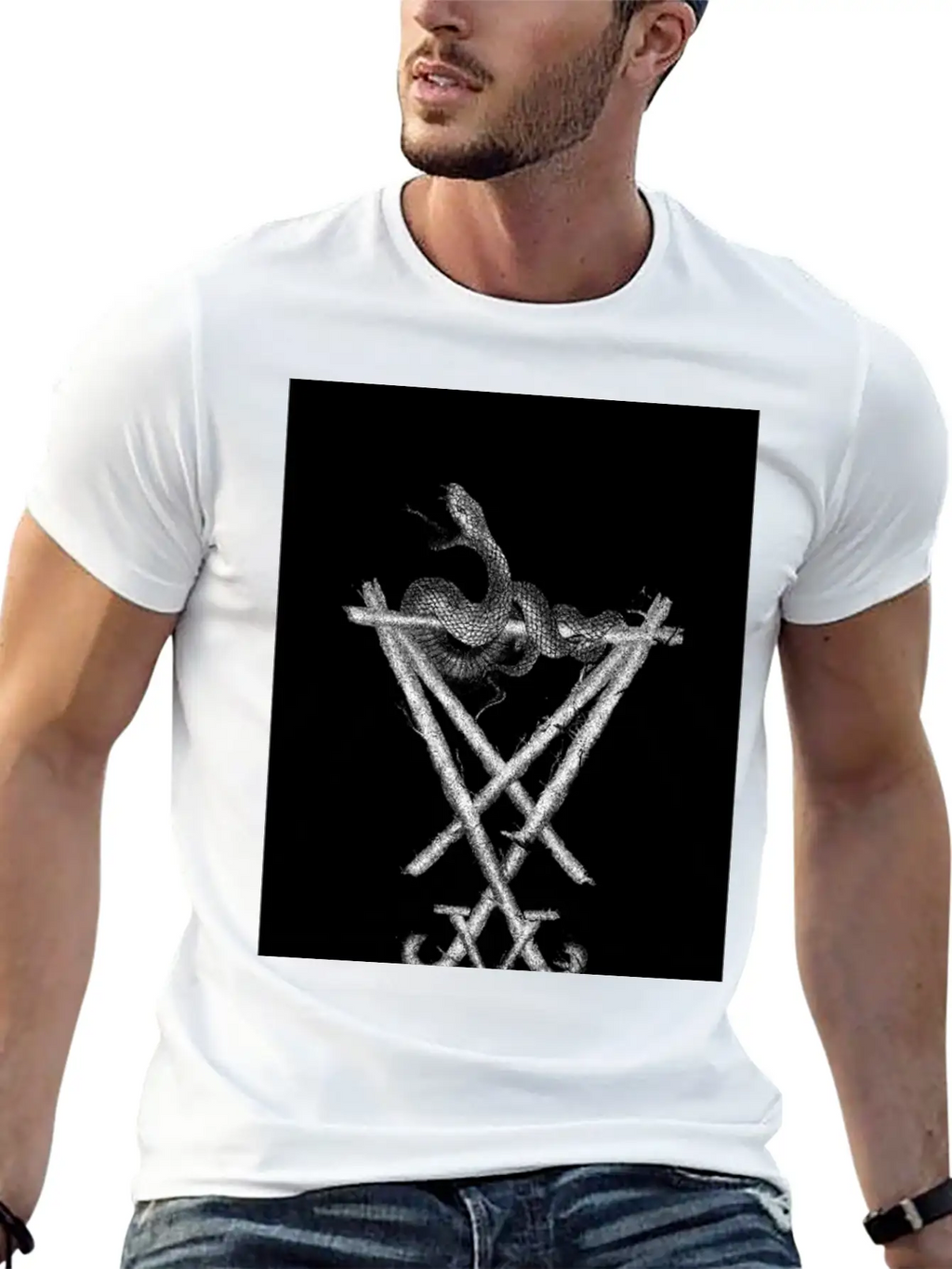 Sigil Of Lucifer Classic Cotton Tee – Unisex Comfort For Any Season
