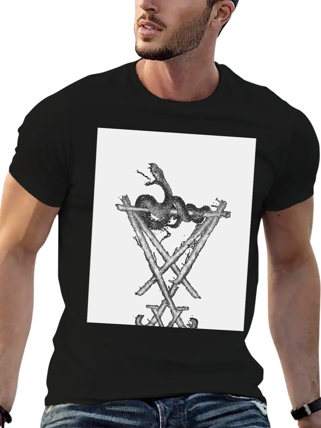 Sigil Of Lucifer Classic Cotton Tee – Unisex Comfort For Any Season