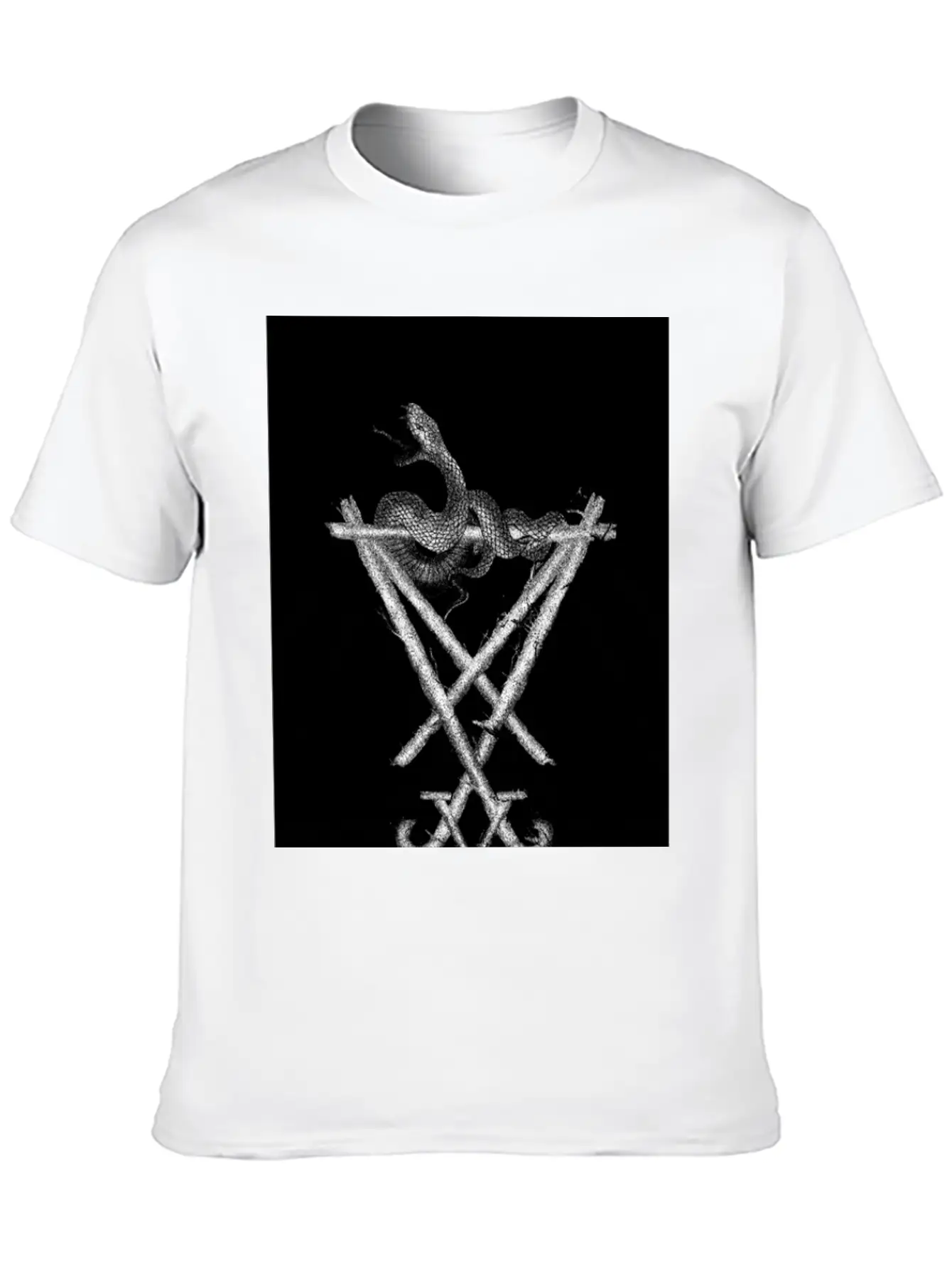 Sigil Of Lucifer Classic Cotton Tee – Unisex Comfort For Any Season