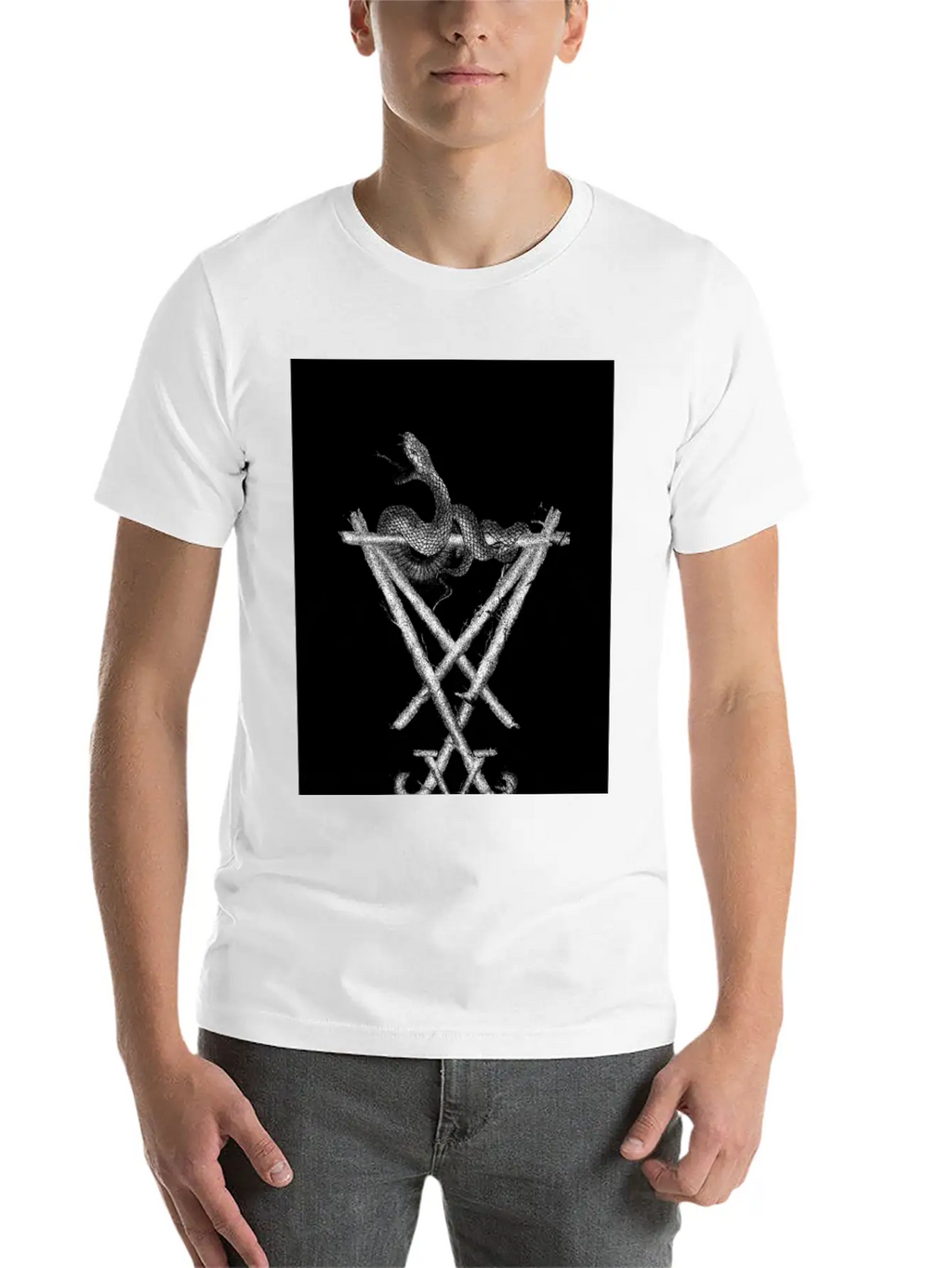 Sigil Of Lucifer Classic Cotton Tee – Unisex Comfort For Any Season