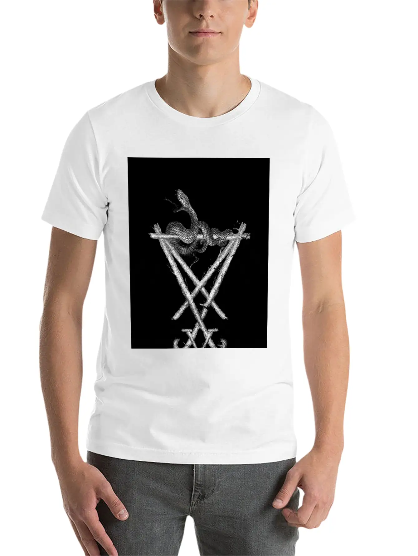 Sigil Of Lucifer Classic Cotton Tee – Unisex Comfort For Any Season