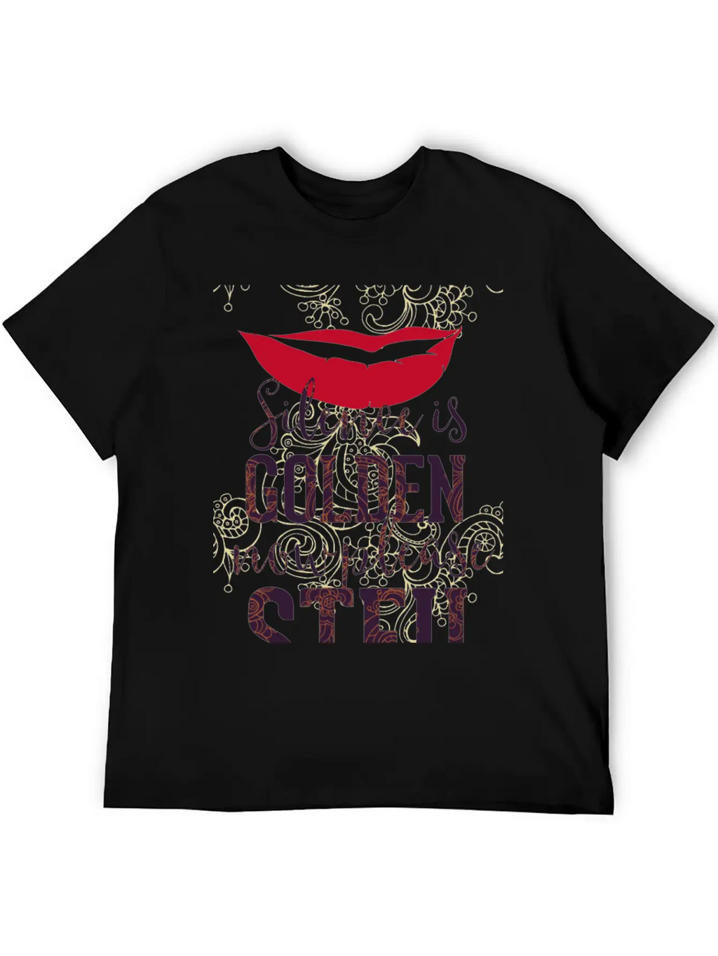 Silence Is Golden Now Please STFU Breathable Graphic T-Shirt – Perfect For Casual Days