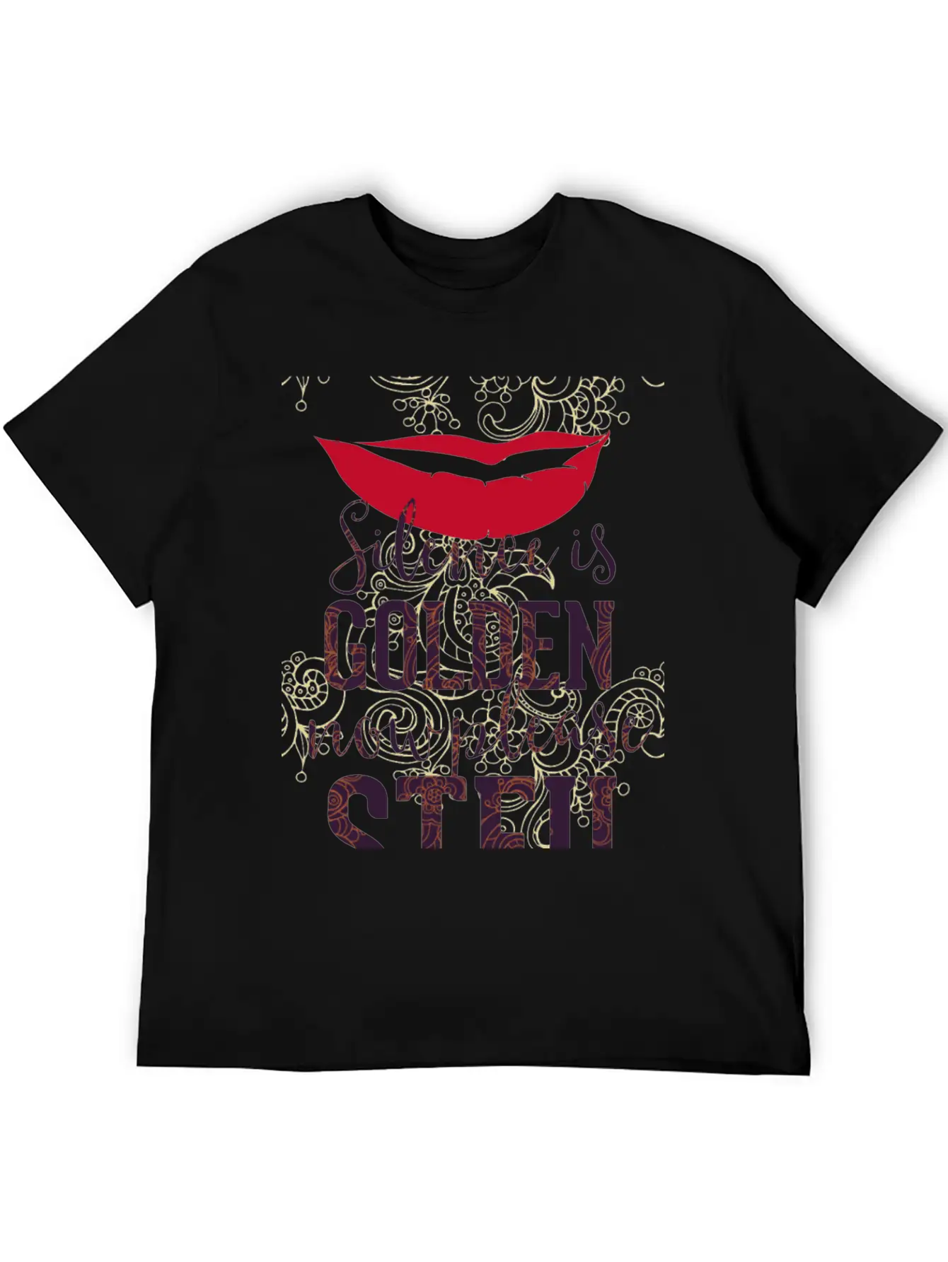 Silence Is Golden Now Please STFU Breathable Graphic T-Shirt – Perfect For Casual Days