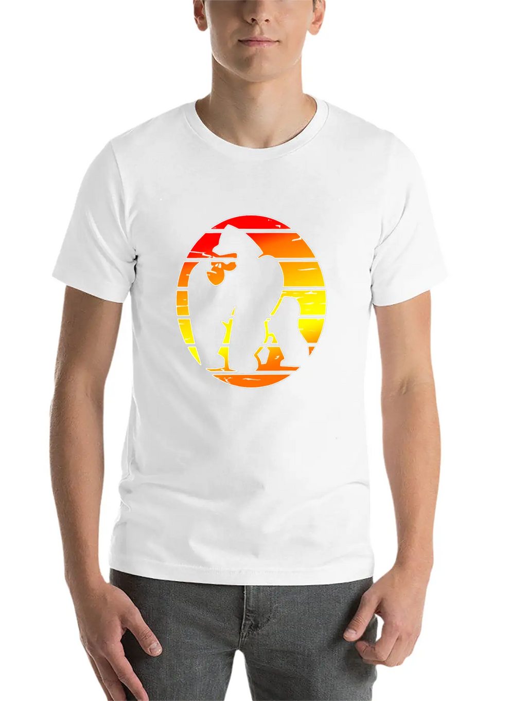 Silver Back Urban Citizen - Gorilla Breathable Soft Cotton T-Shirt – Timeless Casual Look