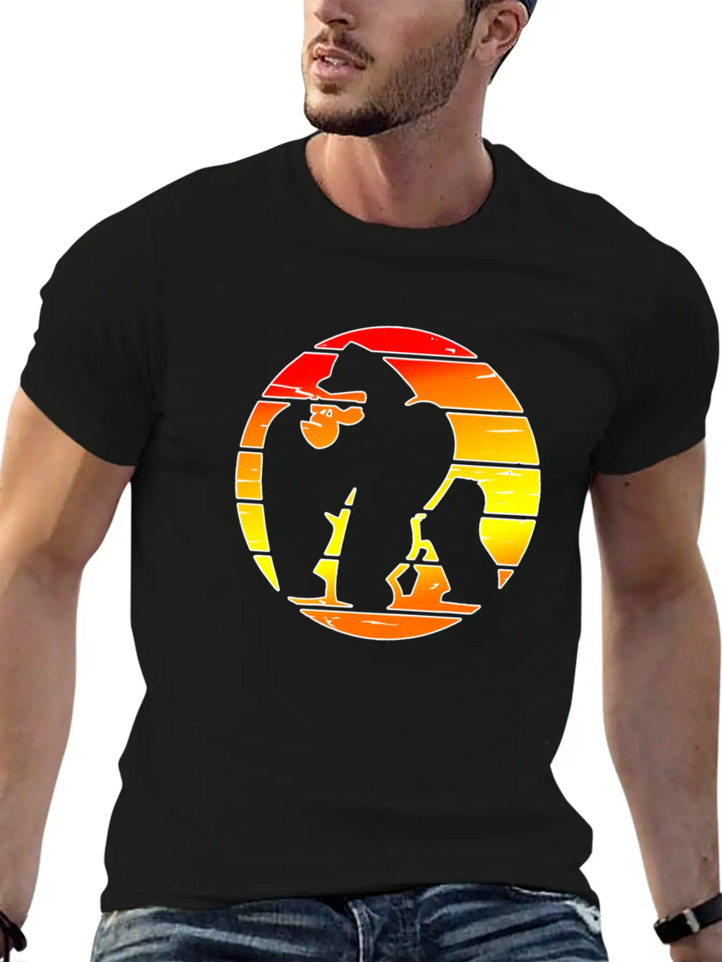 Silver Back Urban Citizen - Gorilla Breathable Soft Cotton T-Shirt – Timeless Casual Look
