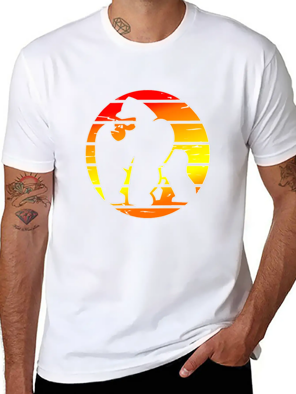 Silver Back Urban Citizen - Gorilla Breathable Soft Cotton T-Shirt – Timeless Casual Look