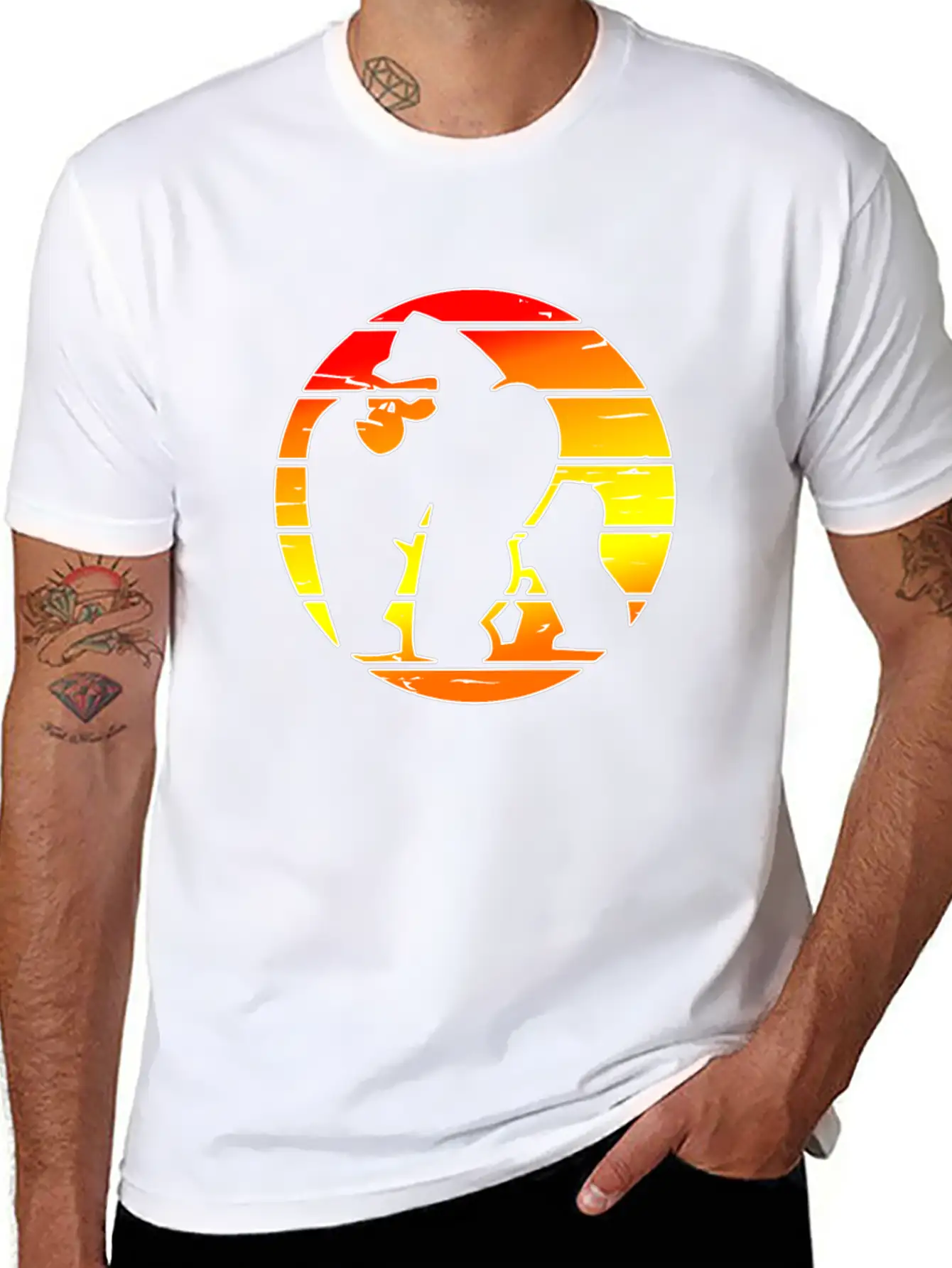 Silver Back Urban Citizen - Gorilla Breathable Soft Cotton T-Shirt – Timeless Casual Look