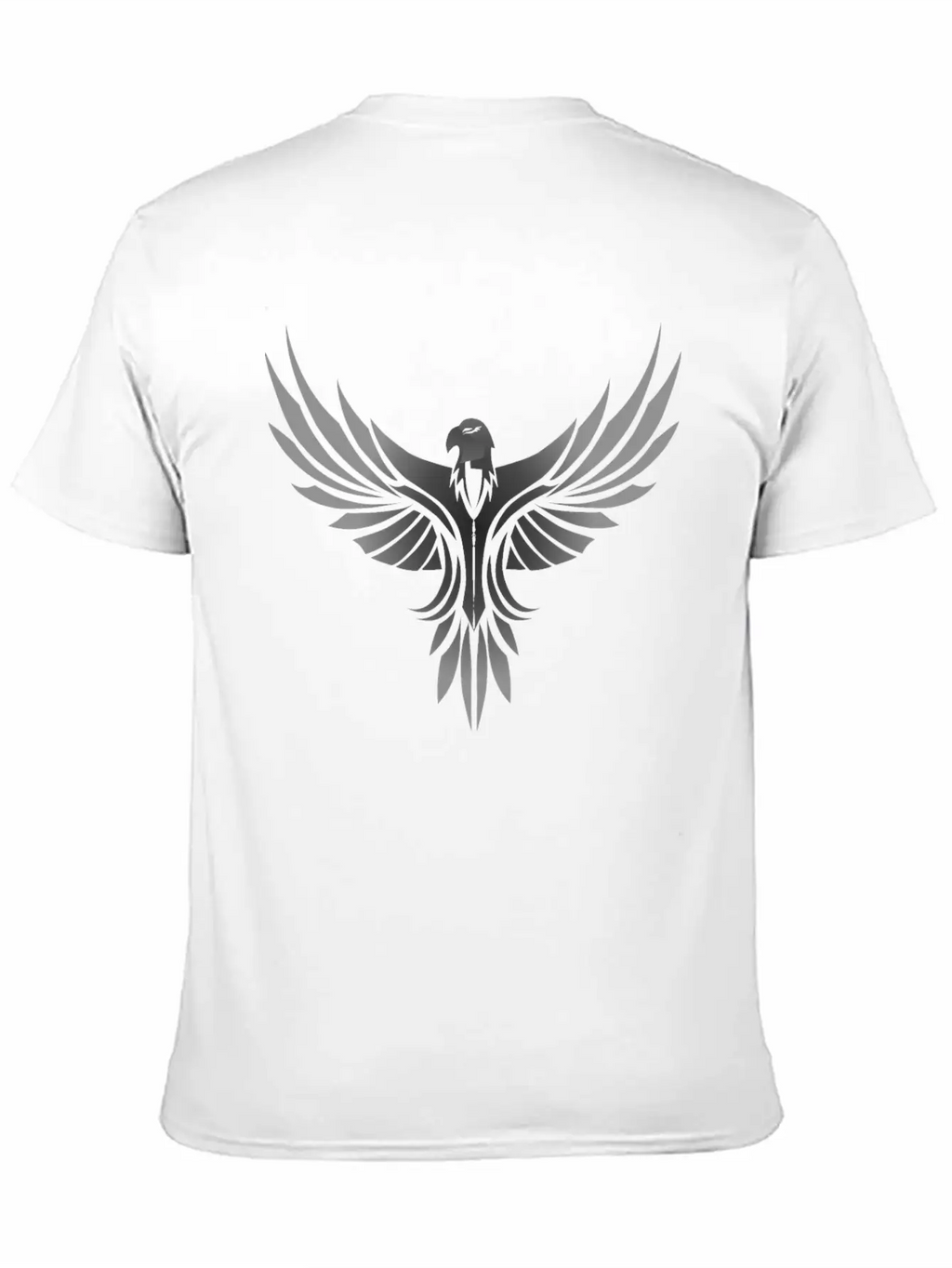 Silver Eagle Logo For Gaming Modern Fit Casual T-Shirt – Clean And Versatile Design