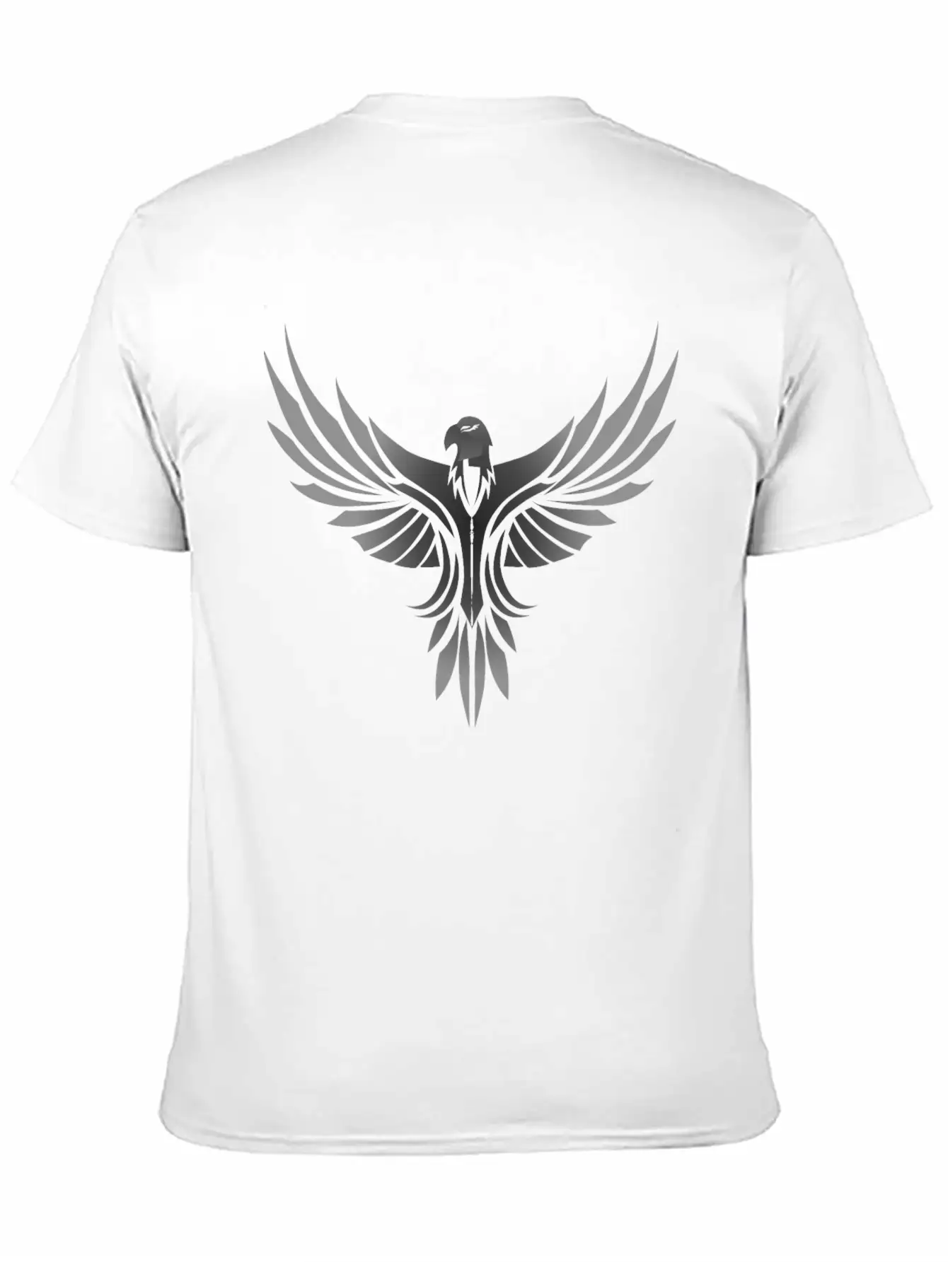 Silver Eagle Logo For Gaming Modern Fit Casual T-Shirt – Clean And Versatile Design