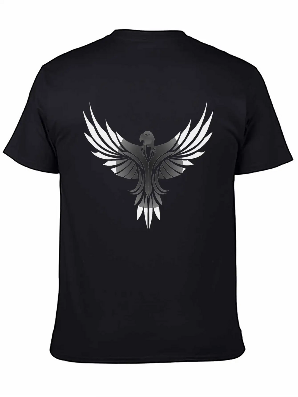 Silver Eagle Logo For Gaming Modern Fit Casual T-Shirt – Clean And Versatile Design