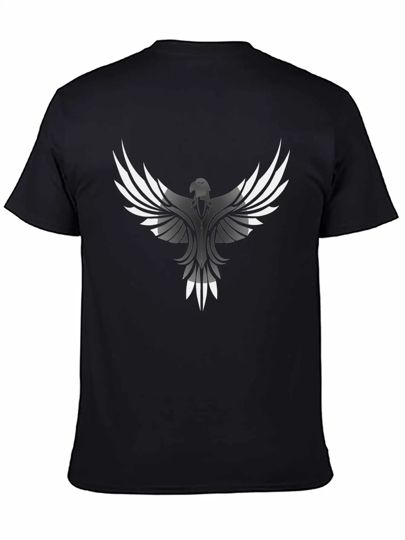 Silver Eagle Logo For Gaming Modern Fit Casual T-Shirt – Clean And Versatile Design