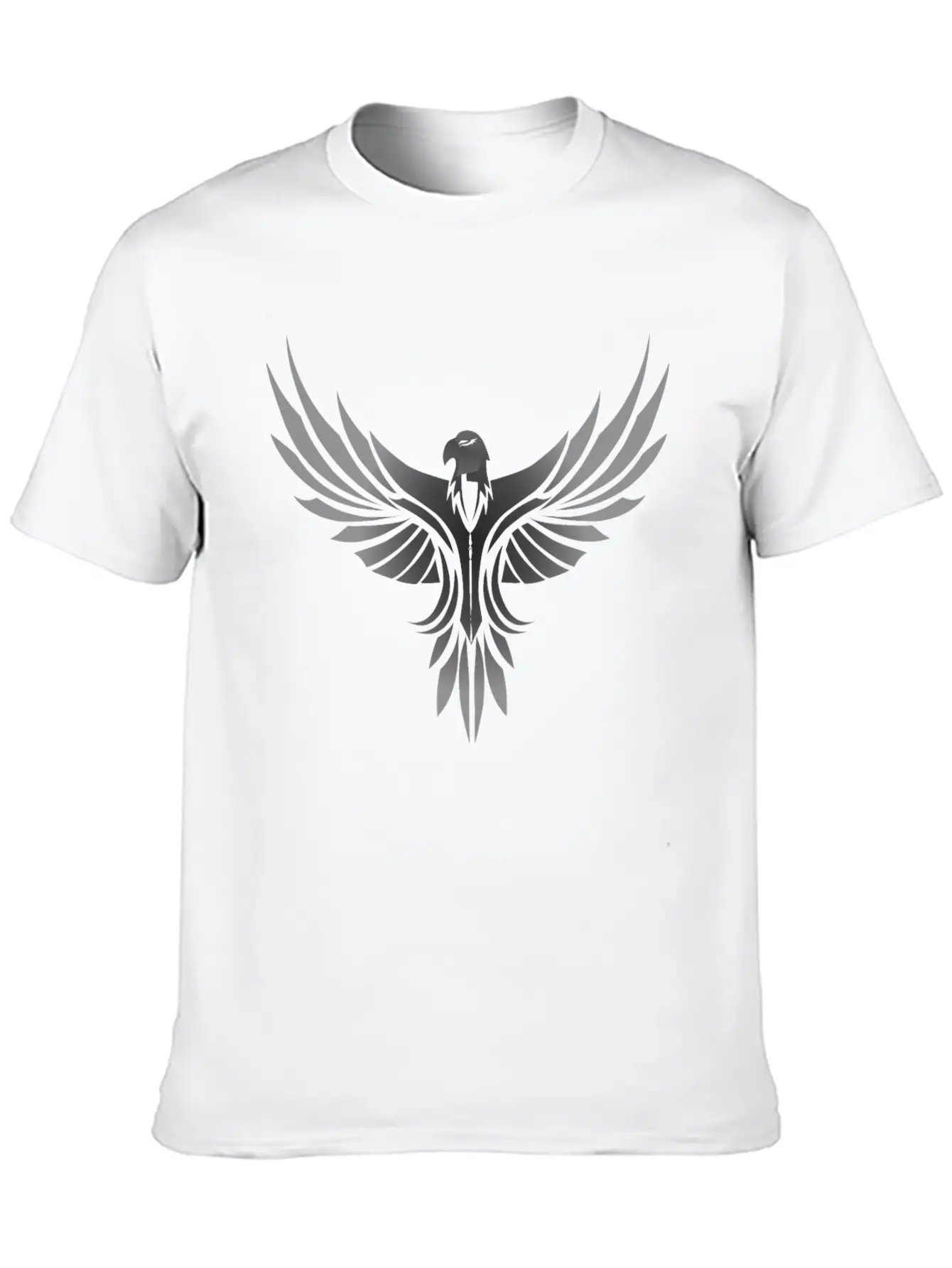 Silver Eagle Logo For Gaming Modern Fit Casual T-Shirt – Clean And Versatile Design