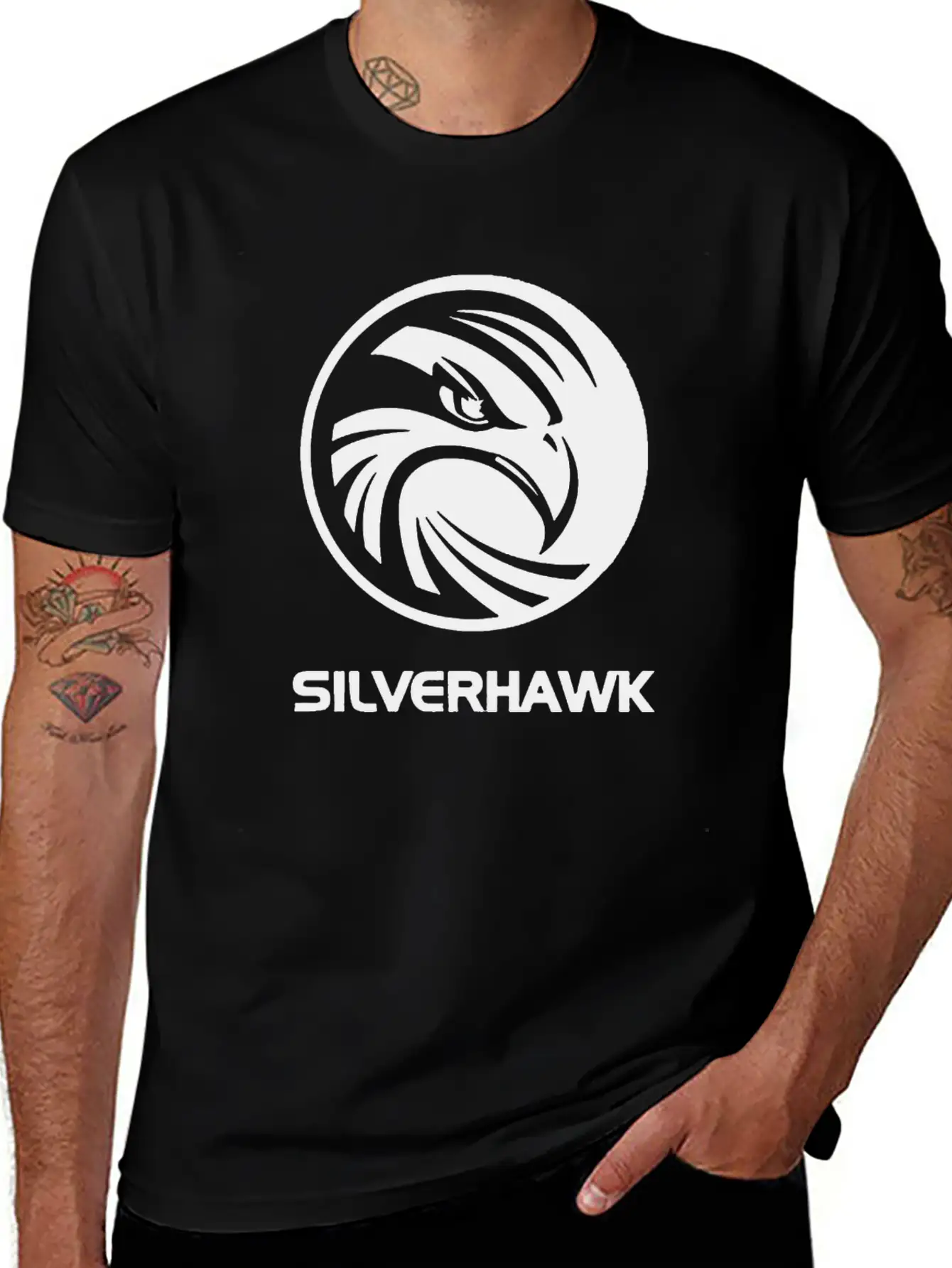 Silver Hawk Eagle Timeless Short Sleeve Tee – Comfy And Minimalist Design